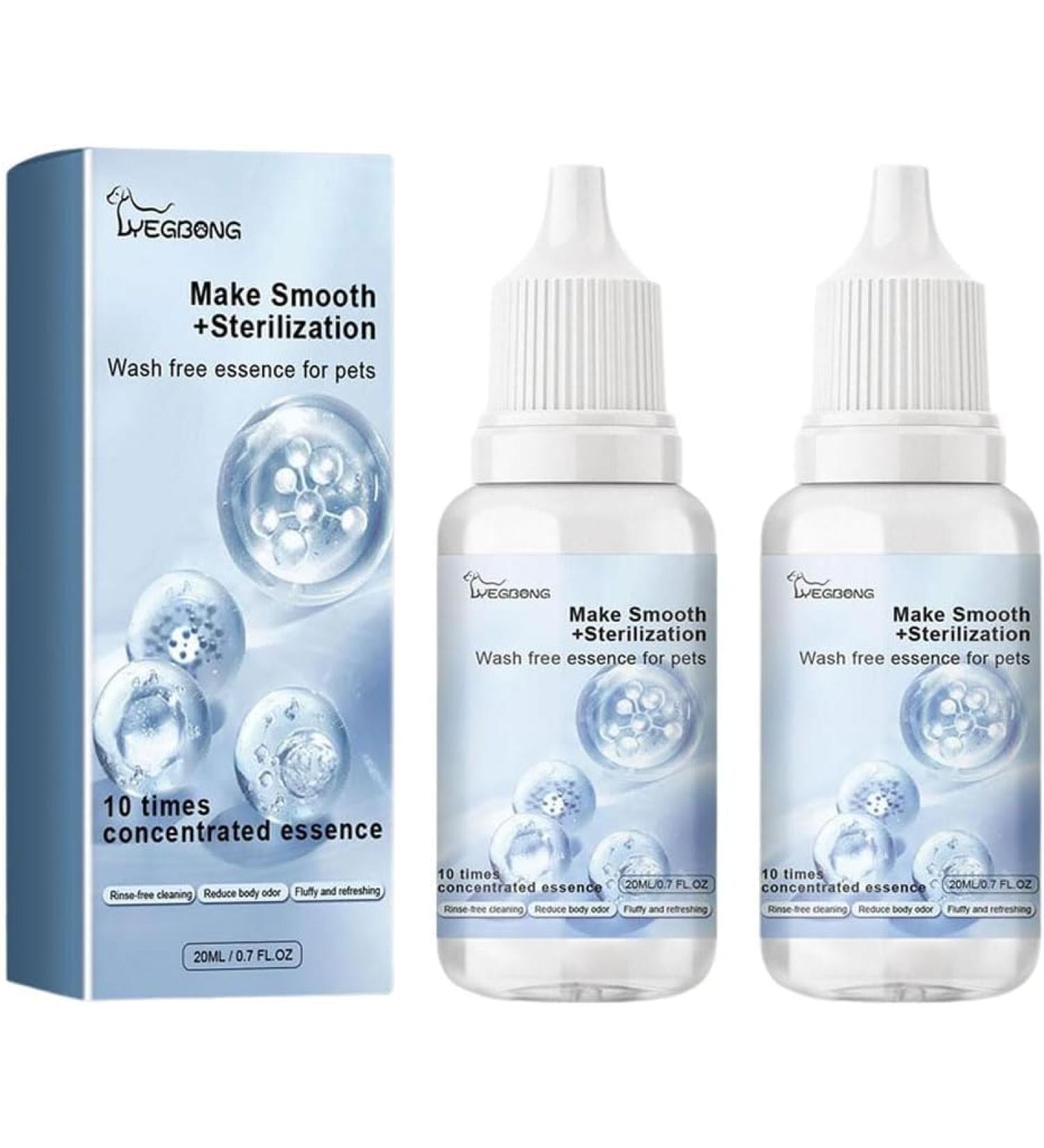 Wash Free Essence for Pets - Leave-in Conditioner & Dog Detangling Spray (2pcs) | Best Tangle Remover for Cats & Dogs - International Shipping Available - Buy Online on SooperMarket.com