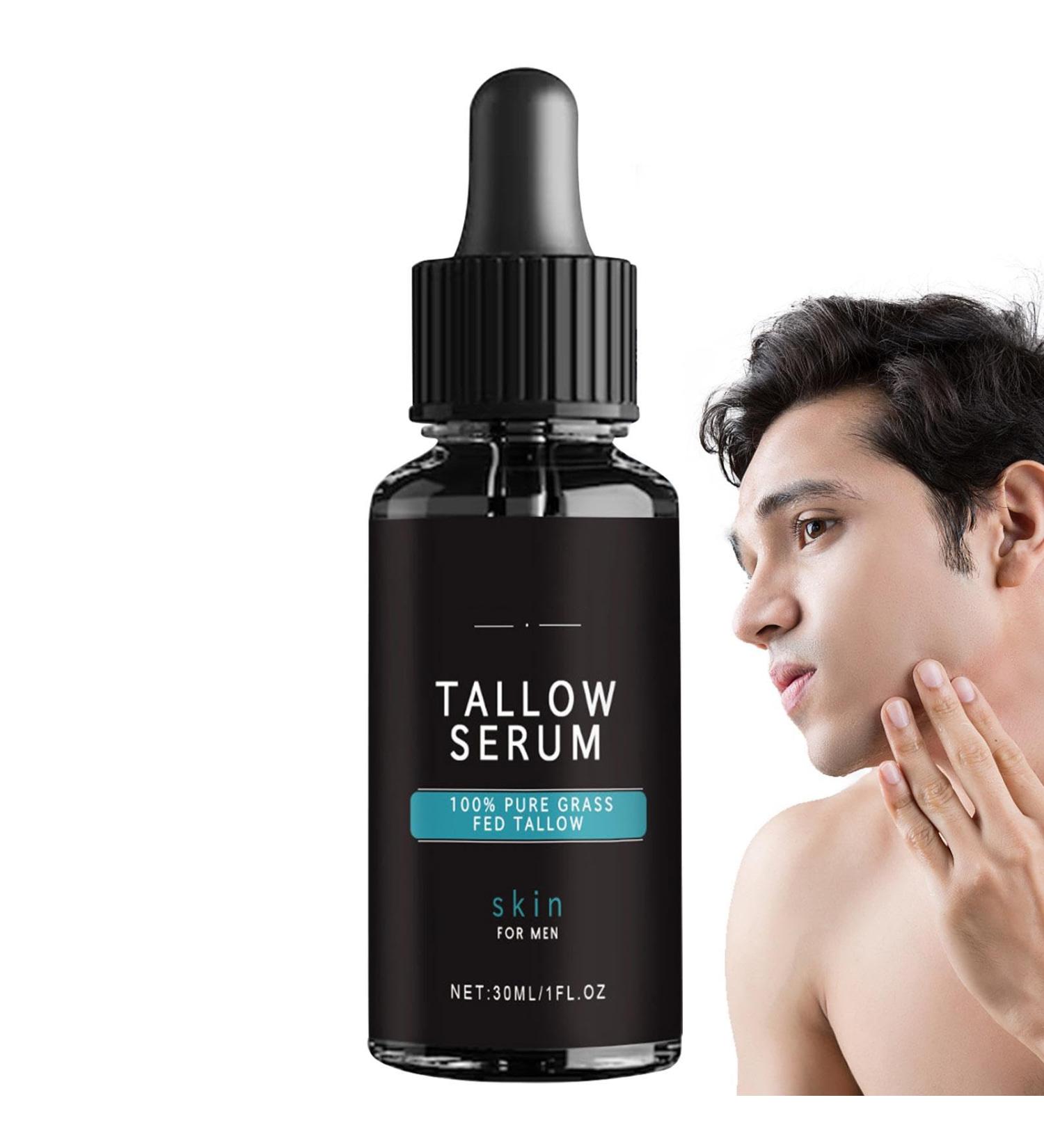 Tallow Face Moisturizer | Wrinkles Defense Tallow Face Wash Tallow Night Serums and Cream | Skin Care Moisturizer for Men Diminish Fine Lines and Wrinkles 30ML - Buy Online on SooperMarket.com