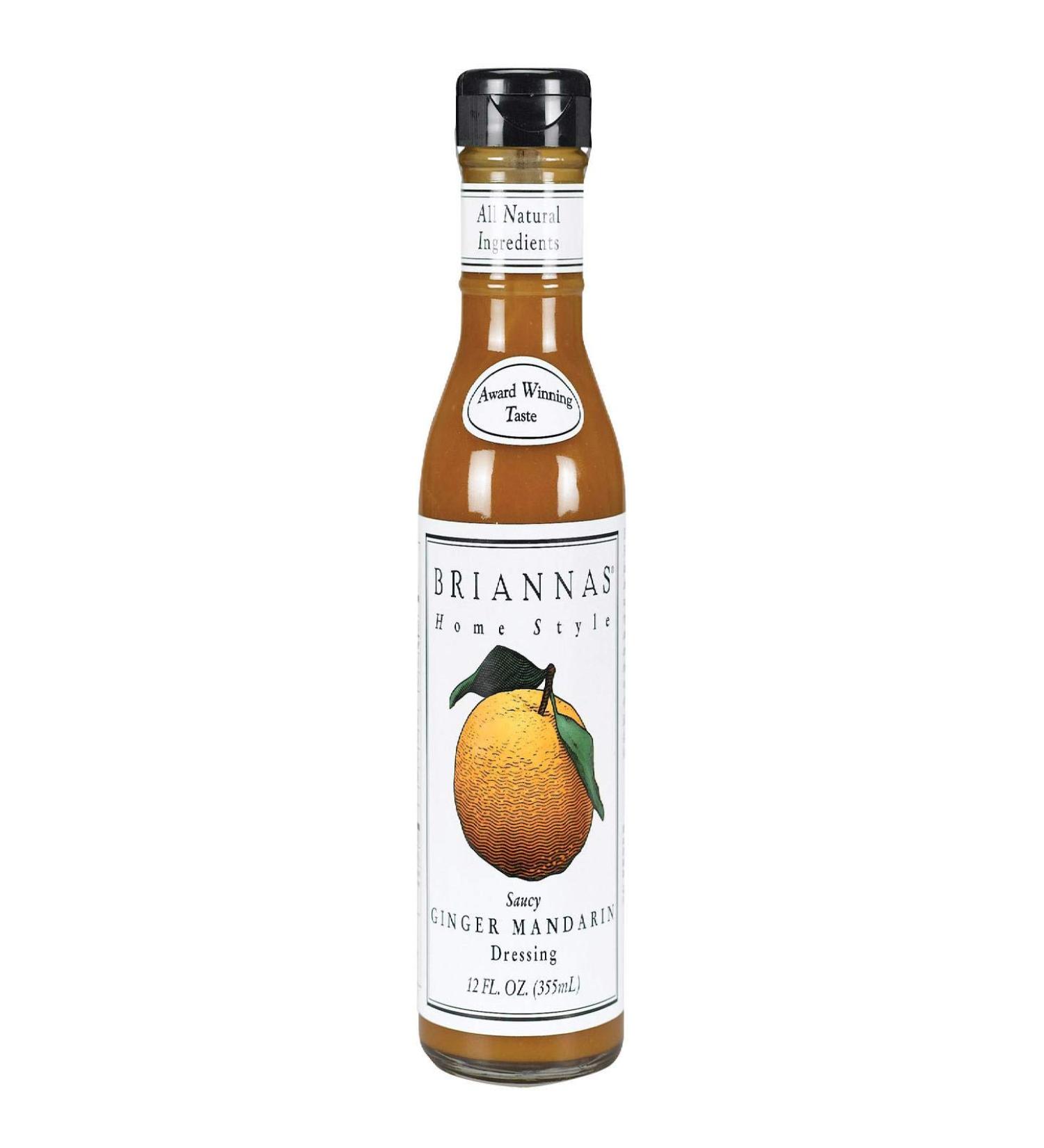 BRIANNAS Dressing, Mandarin Ginger, 12 Ounce (Pack of 6)