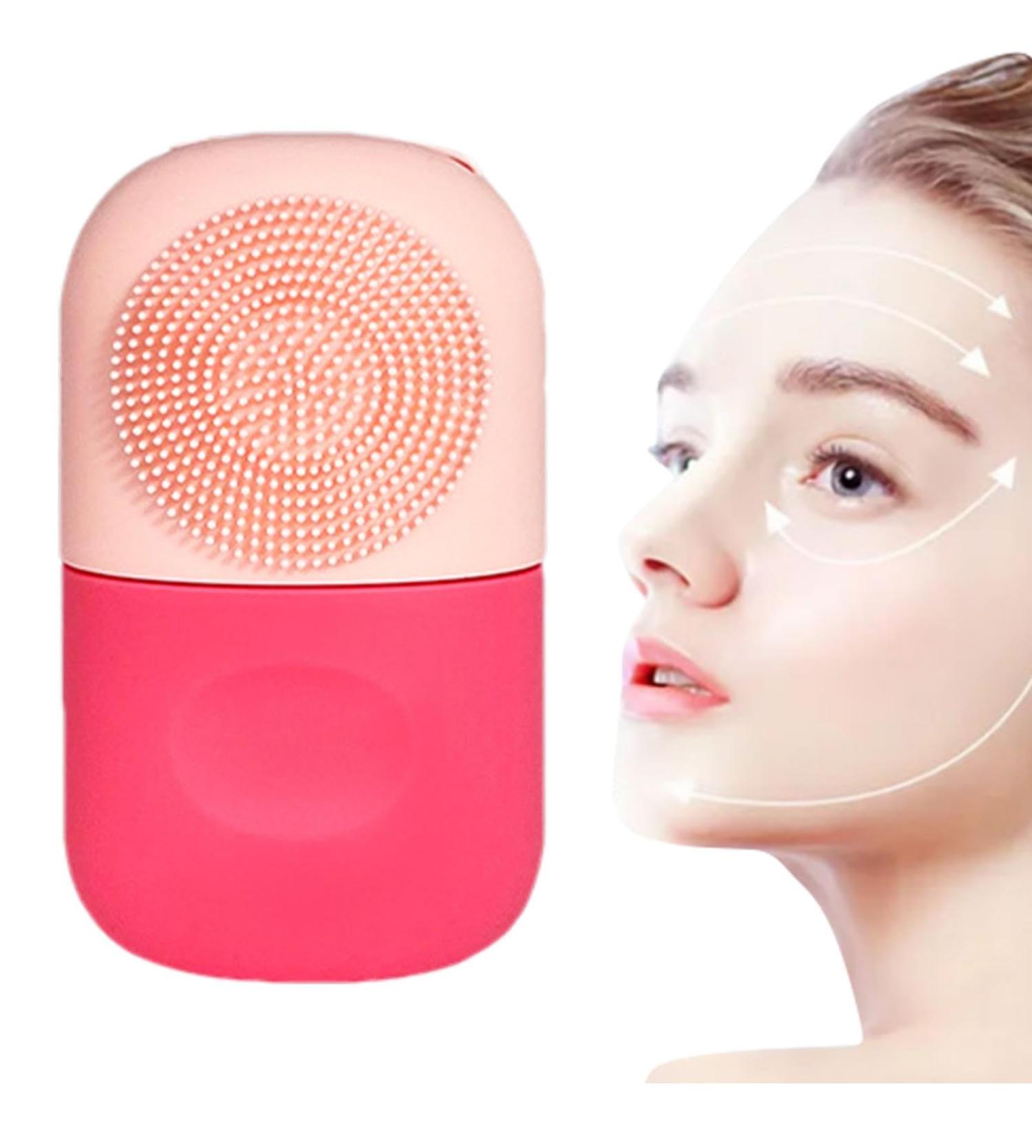 Teksome Ice Cube Face Roller - Silicone Ice Mold for Face Beauty - Food Safe Face Ice Mold for De-Puff Eye Bags Wash Face Ice Compress Pink Rose - Buy Online on SooperMarket.com