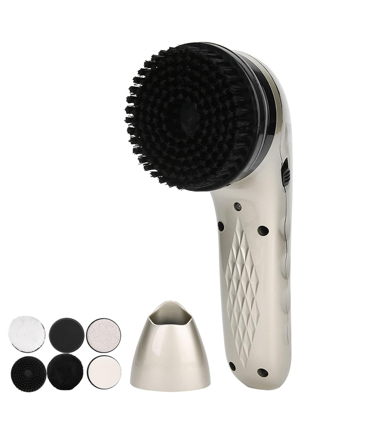 Electric Shoe Polisher Portable Leather Care Kit Electric Shoe Shine Kit Leather Shoe Shine Kit for Shoe Clean and Polish Rechargeable Shoe Cleaning Leather Care(Champagne) - Buy Online on SooperMarket.com