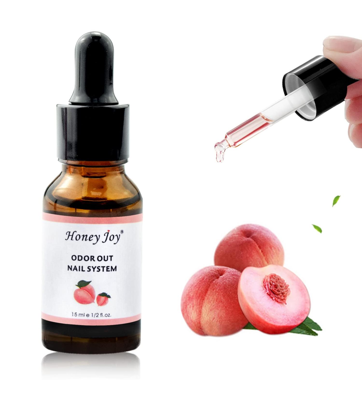 Nail Art 0.5 fl.oz Peach Fragrance Odorizer Acrylic Odor Reducer Liquid ODOR OUT Odorless Monomer Removal with Dropper Tube Design Pack of 1 HJ-NAP011  - Buy Online on SooperMarket.com