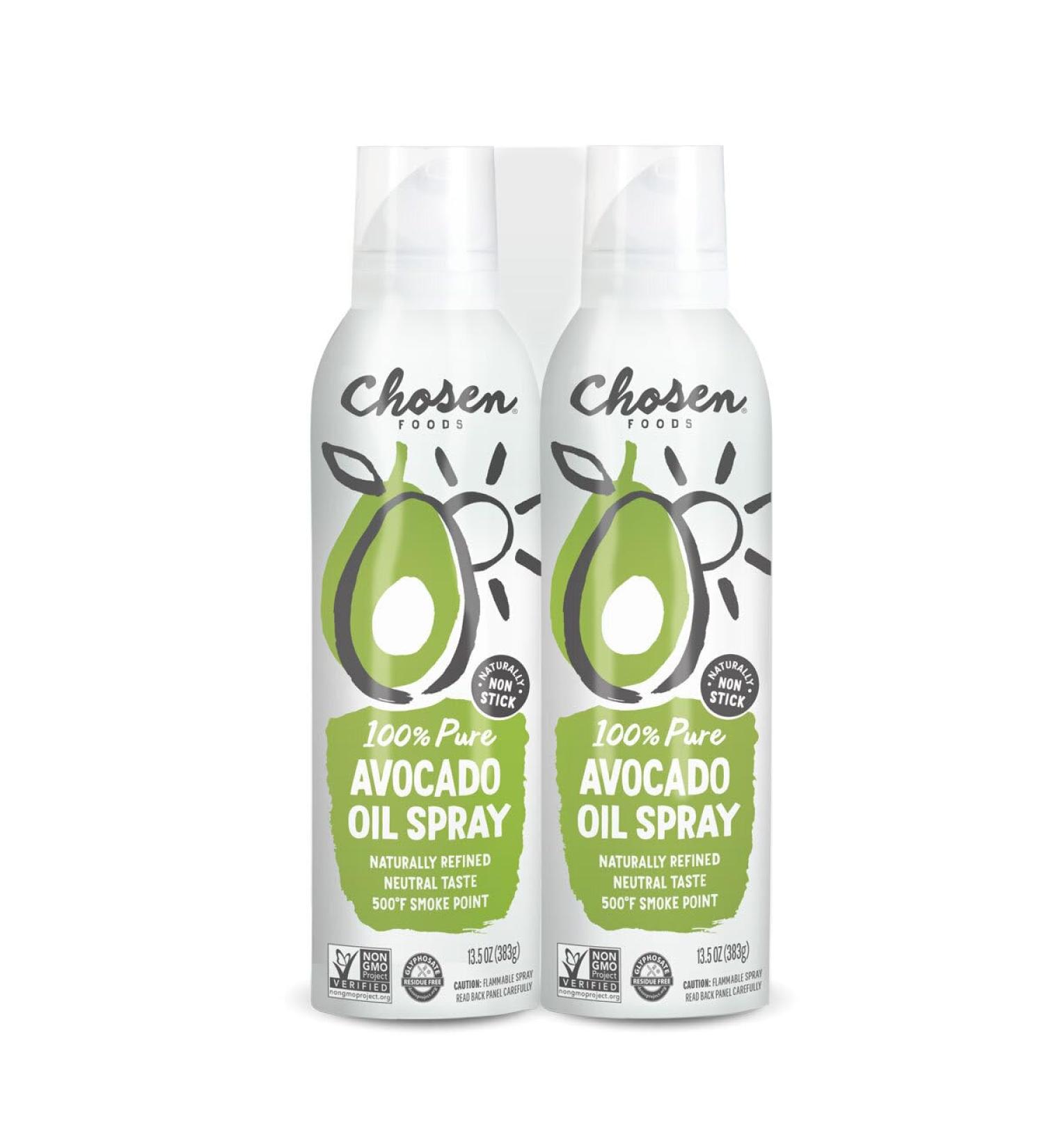 Chosen Food Avocado Oil Cooking Spray 2 x 383ml - Buy Online on SooperMarket.com