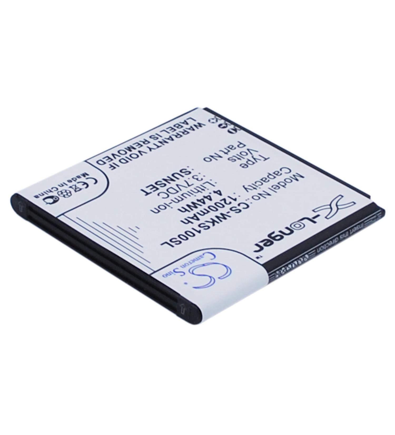 PRUVA 1200mAh Battery for Wiko Sunset Sunset 2 & Sunset Neuwertig - International Shipping Available - Buy Online on SooperMarket.com