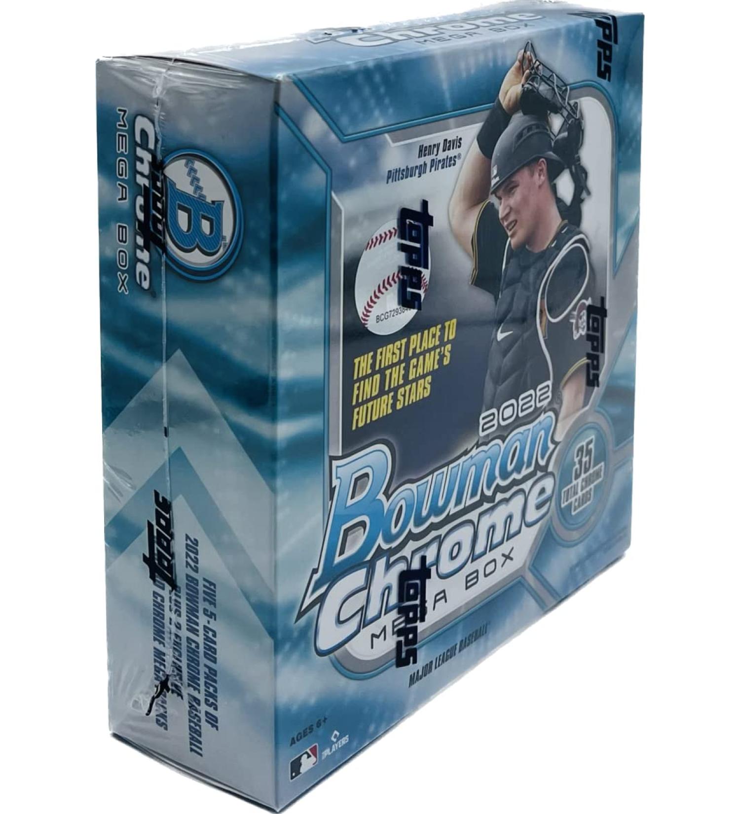 2022 Bowman Chrome Mega Baseball Box 35 Total Chrome Cards