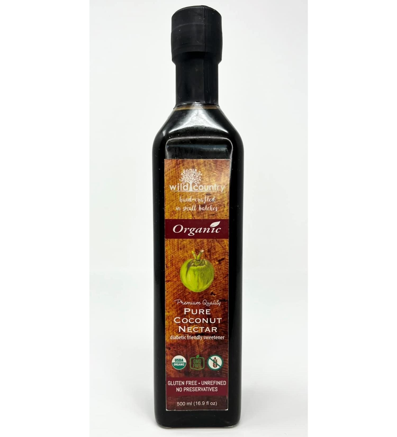 Wild Country Organic Coconut Nectar 16.9 Fl Oz - Sweetener & Sauce - Buy Online on SooperMarket.com