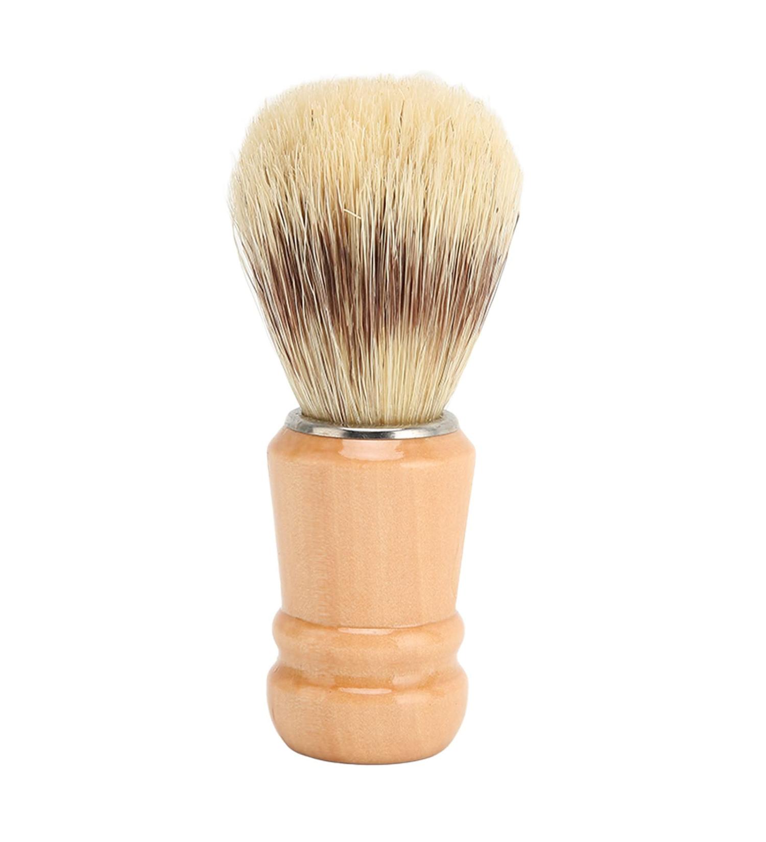 Ankroyu Men's Beard Brush - Wooden Handle Soft & Light Hair Rasis Brush for Home & Salon Use - Buy Online on SooperMarket.com