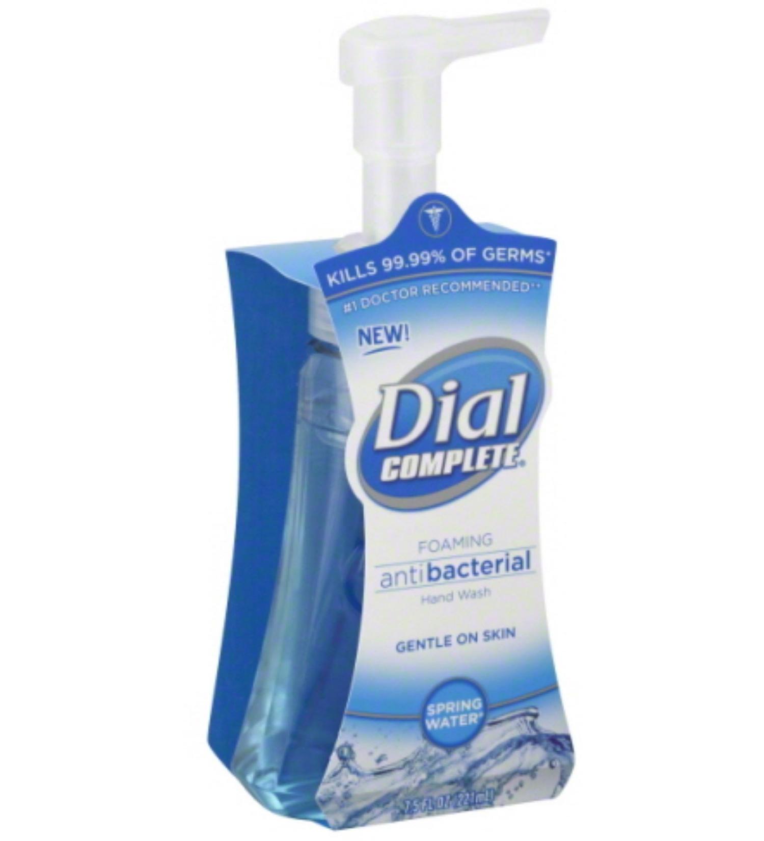 Dial 05400 7.5 Oz Spring Water Anti-Bacterial Foaming Hand Soap