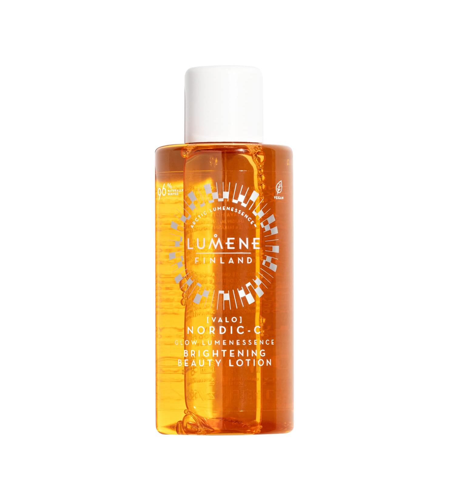 Lumene Glow Lumenessence Brightening Beauty Face Lotion - Brighten, Hydrate, Exfoliate with Vitamin C & Hyaluronic Acid (150ml) - Buy Online on SooperMarket.com