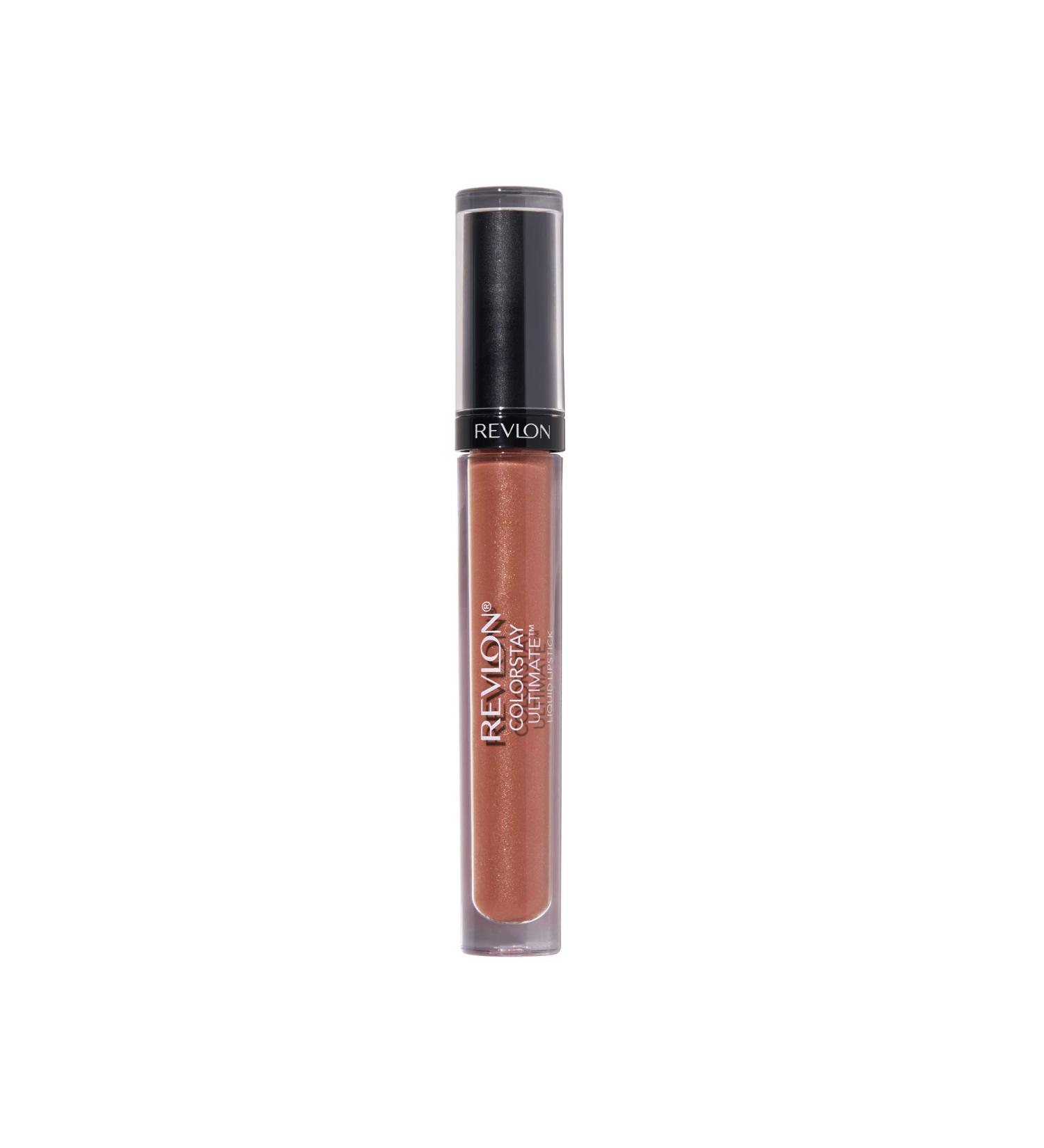 Revlon ColorStay Ultimate Longwear Liquid Lipstick in Nude 075 - Satin Finish, 0.07 Oz (Pack of 1) - Buy Online on SooperMarket.com
