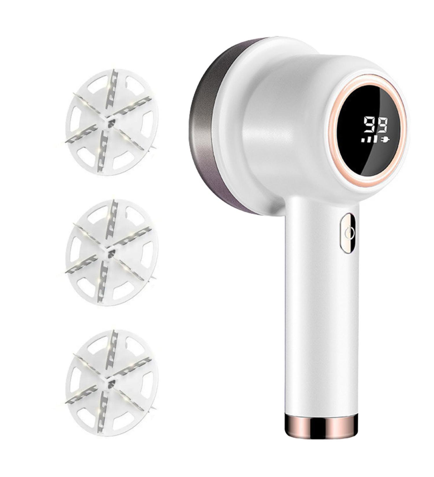 Electric Lint Remover - 3-Speed Fabric Shaver with LED Display & 6 Cutter Blades - Portable Bobble & Debobbler for Clothes - Buy Online on SooperMarket.com
