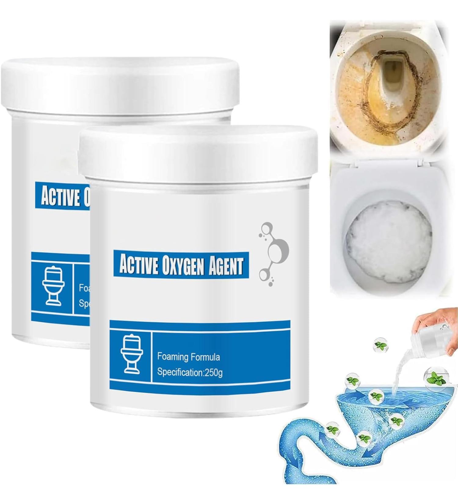 Toilet Cleaner Foam Toilet Cleaner 2023 Upgrade Toilet Cleaner Cleaner Foaming for Toilet Natural Toilet Cleaner Toilet Active Oxygen Agent Easy to Use (2Pcs) - Buy Online on SooperMarket.com