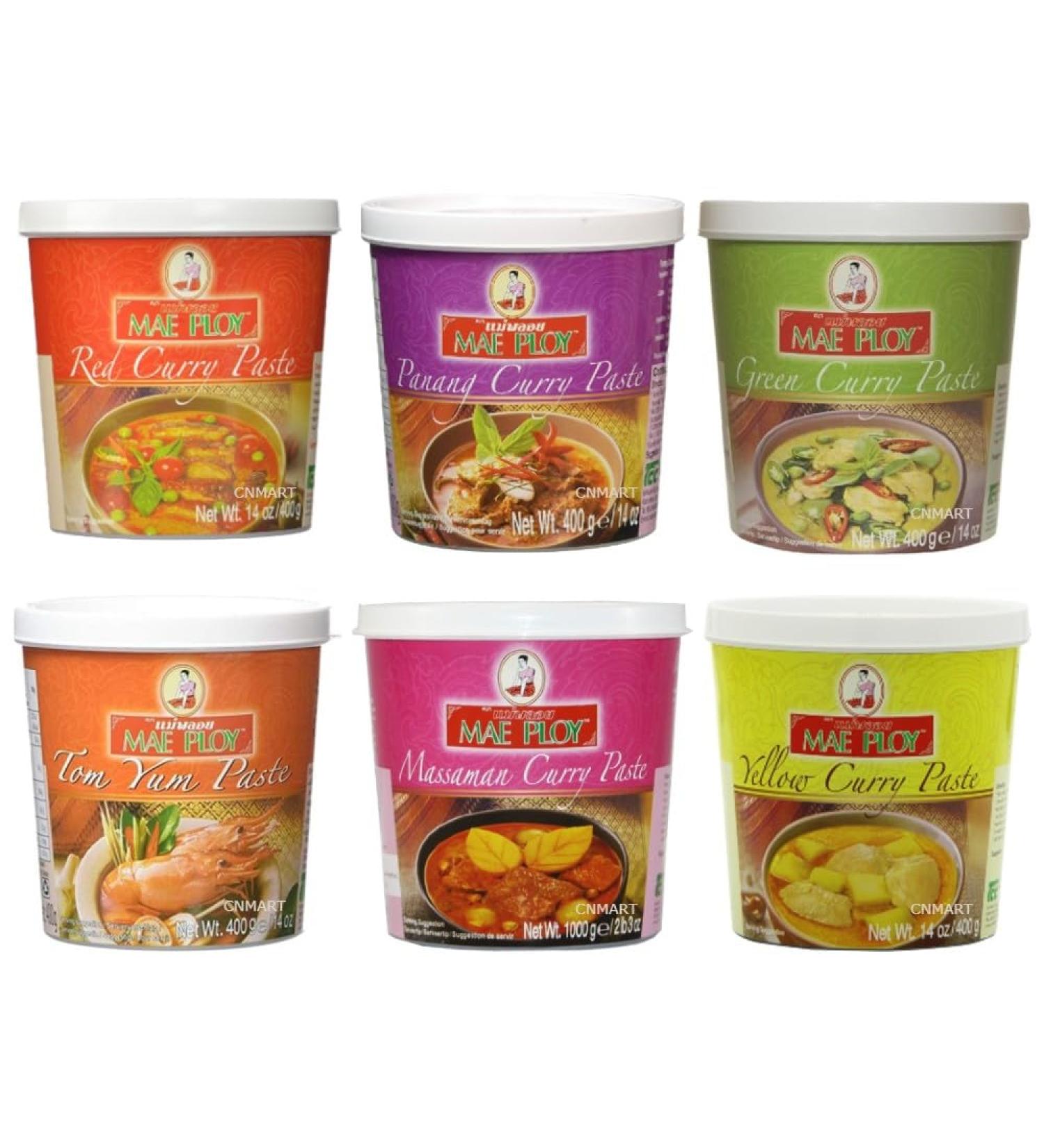 Mae Ploy Curry Paste 400g (Pack of 2) Customised Flavours - Buy Online on SooperMarket.com