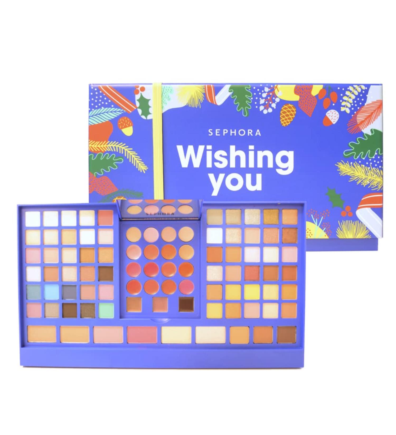 Sephora Collection Blockbuster Makeup Palette - 88 Shades (Highlighters, Bronzers, Eyeshadows, Eyeliners, Brow Powders, Lip Glosses) - Buy Online on SooperMarket.com