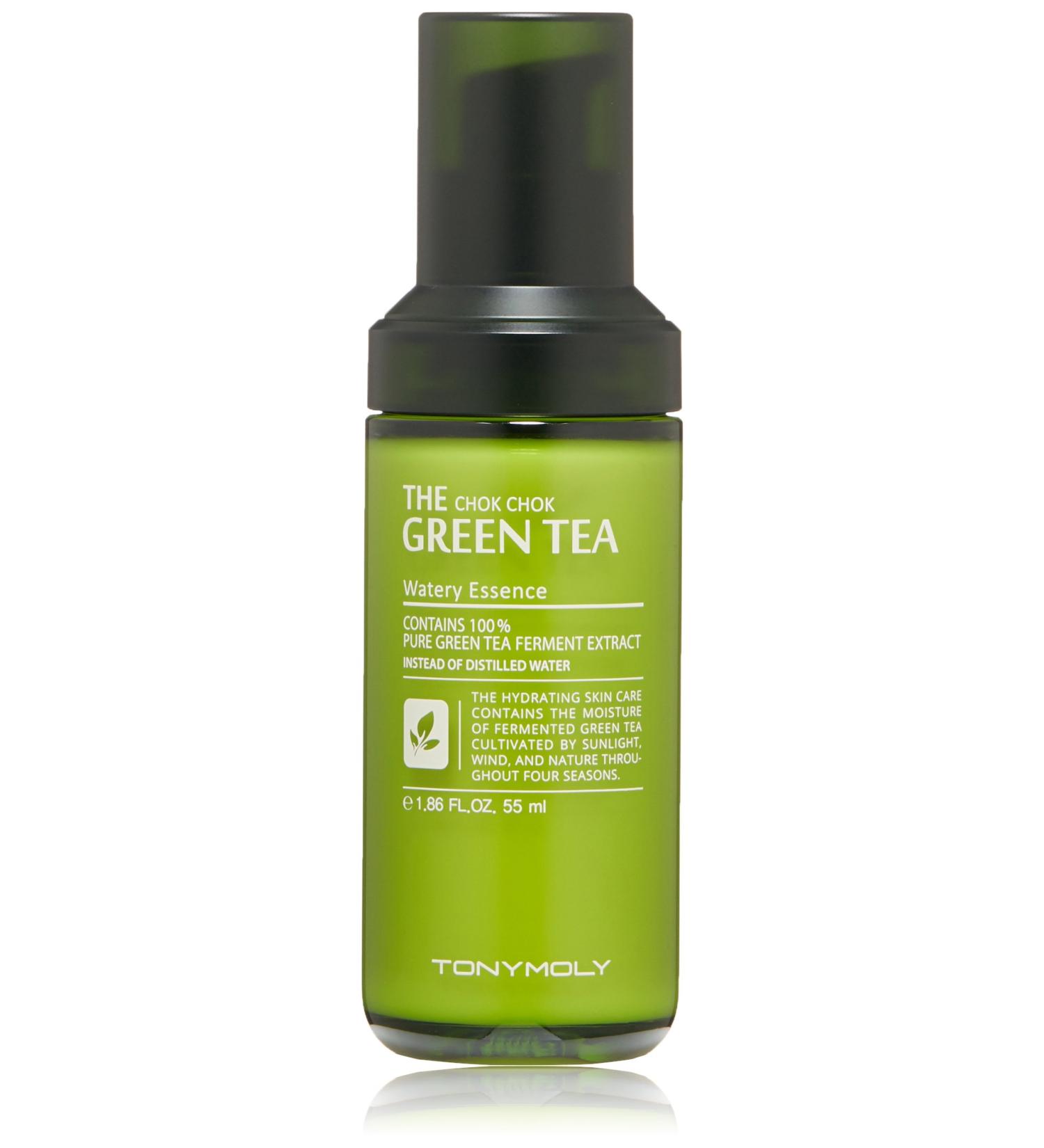 TONYMOLY Chok Chok Green Tea Watery Essence 1.86 Fl Oz | Hydrating & Refreshing Formula - Buy Online on SooperMarket.com