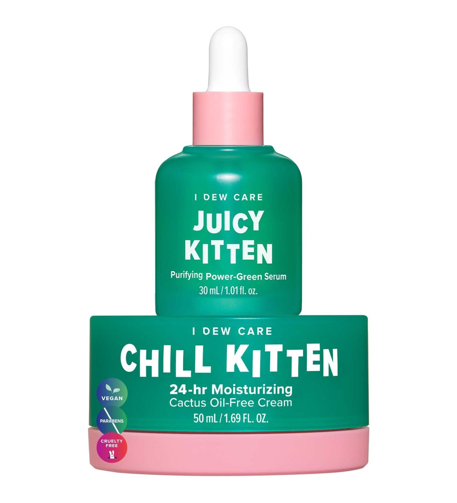 I Dew Care Juicy Kitten Green Serum - Purifying Power 1.01 fl oz (30 ml) - Buy Online on SooperMarket.com
