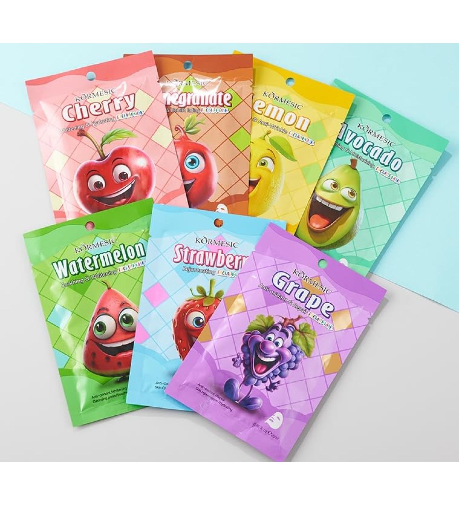 Moisturizing Spa Face Masks Skincare with Hyaluronic Acid Vitamin C Aloe Vera Soothing Sheet Mask