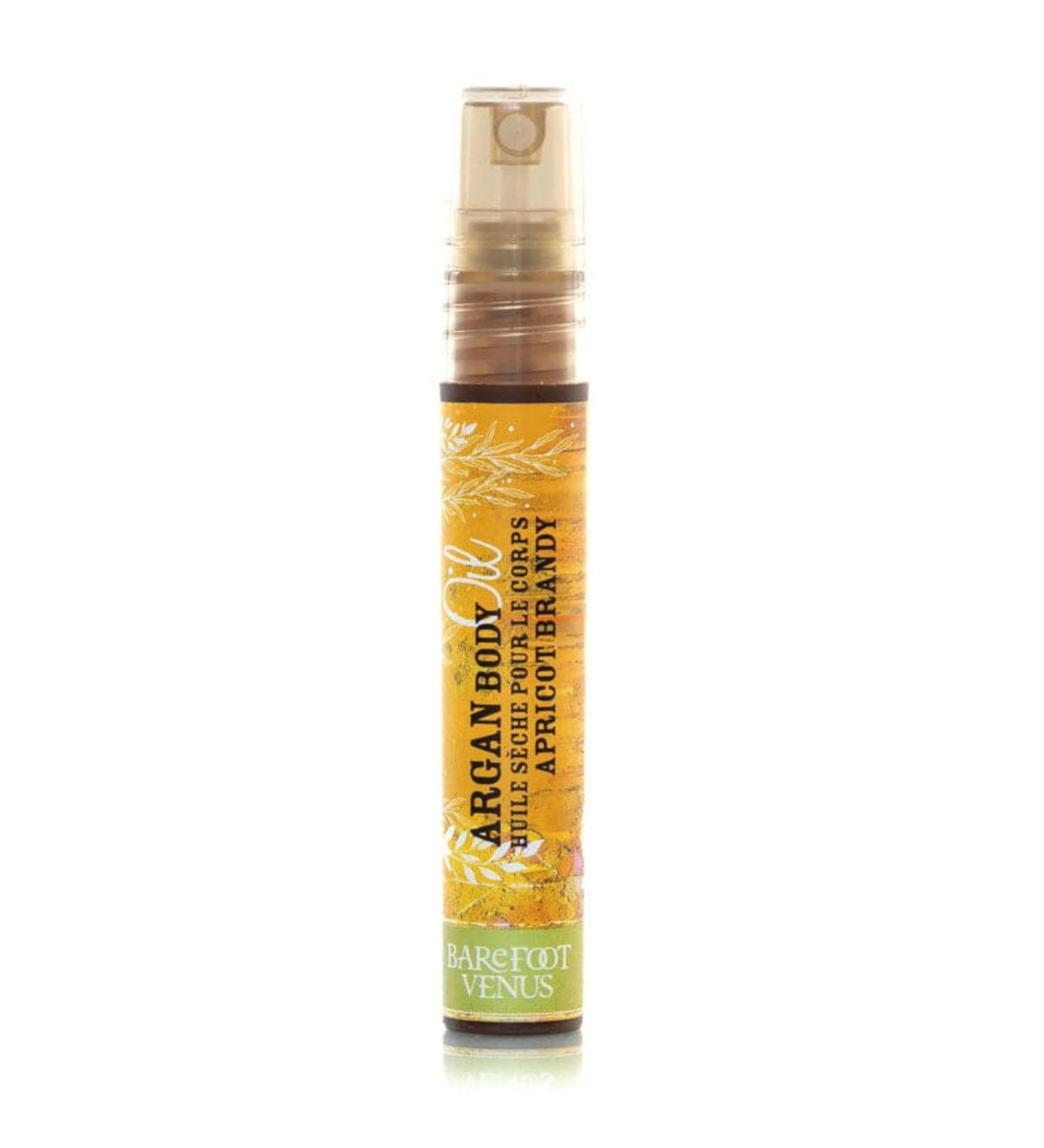 Travel Size Mini Argan Body Oil - Apricot Brandy 8ml | Nourishing Moisturizer for Glowing Skin - Worldwide Shipping - Buy Online on SooperMarket.com