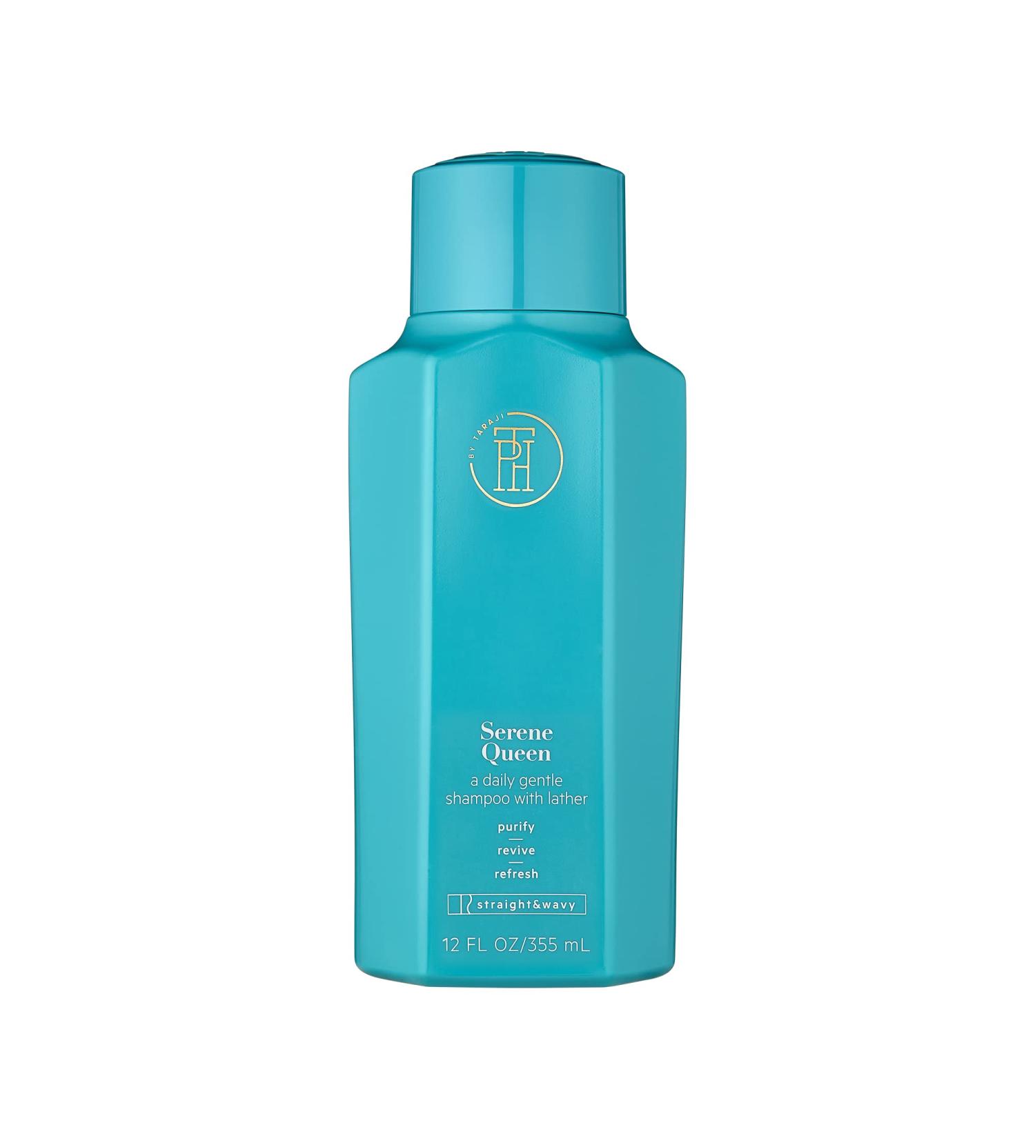 TPH BY TARAJI Serene Queen Shampoo | Vegan Sulfate-Free Hydrating Cleanser with Chamomile & Green Tea | Gentle Hair Care for Men & Women - 12 fl. oz - Buy Online on SooperMarket.com