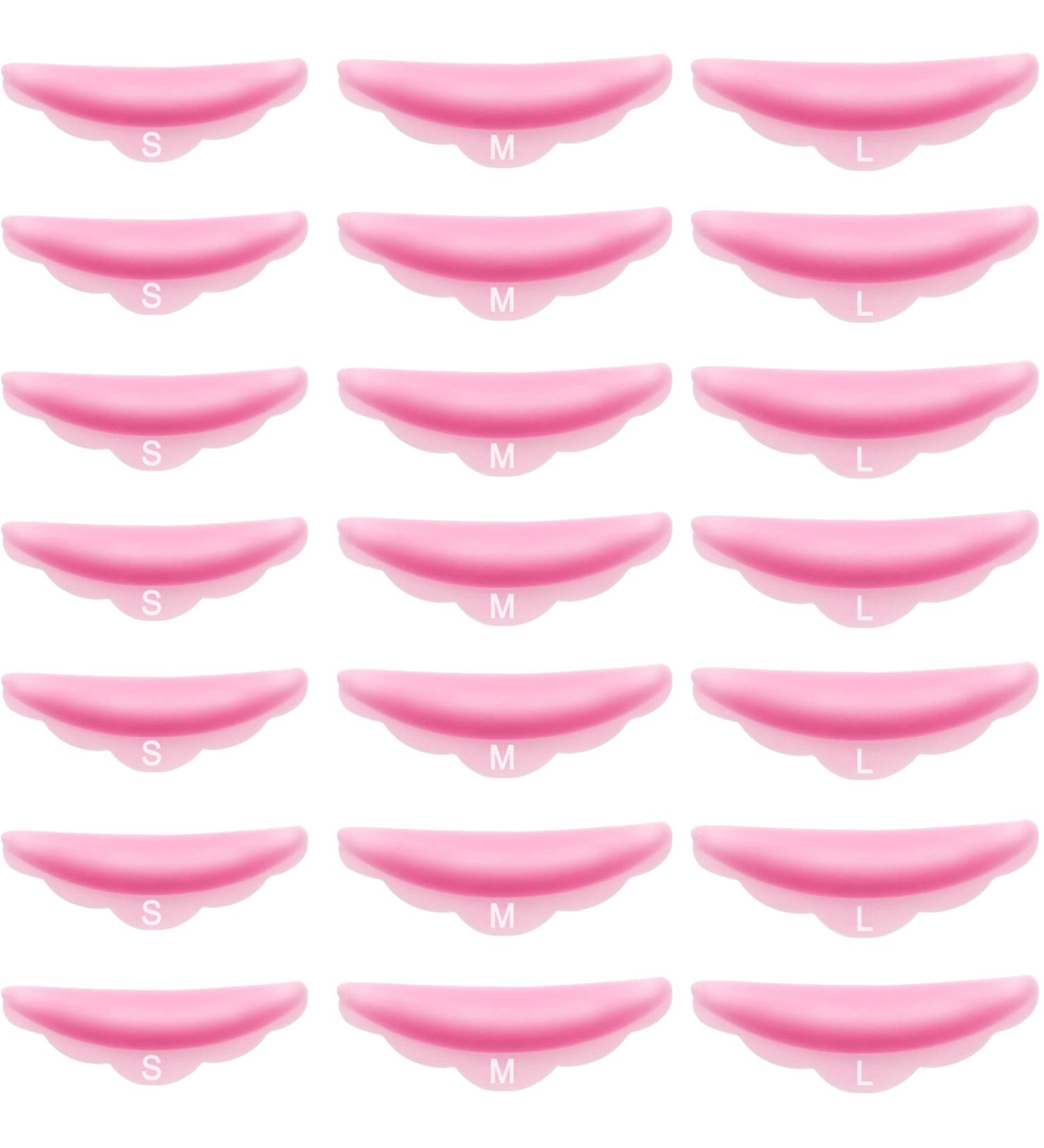 48 Piece Silicone Lash Lift Rods in S M L Sizes - Pink Eyelash Perming Curler Rods for Makeup Beauty Tool - Buy Online on SooperMarket.com