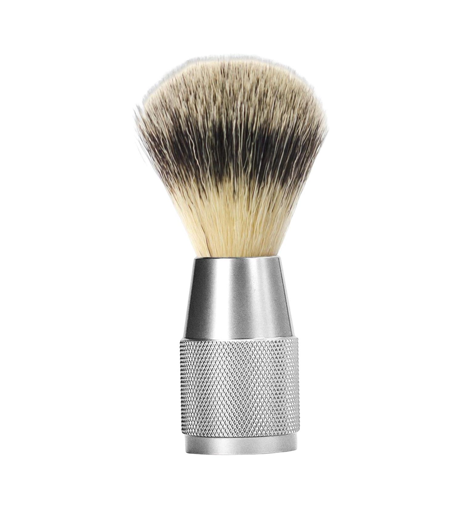 Magidaal 4.3 Inch Hair Shaving Brush - Soft Nylon Bristles Metal Handle Salon Quality Facial Cleaning Tool - Buy Online on SooperMarket.com