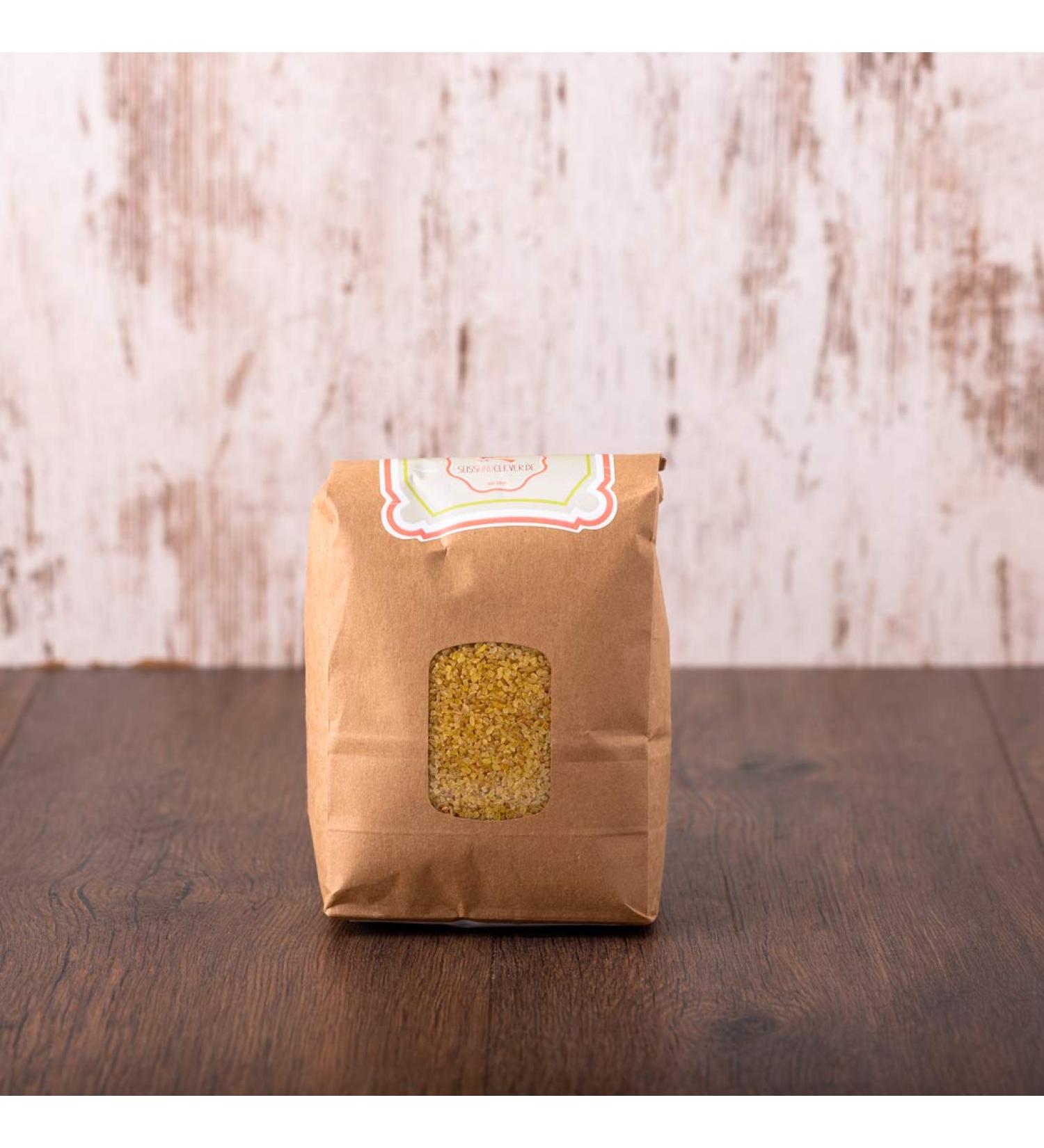 S ssundclever.de Bio Bulgur | Coarse Whole Grain Hard Wheat | 1.8 kg | Untreated & Eco-Friendly Packaging - Buy Online on SooperMarket.com