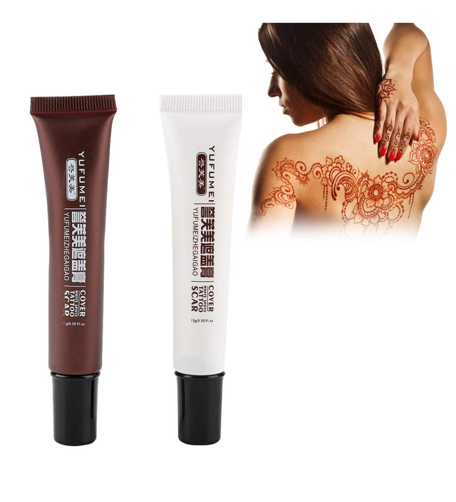 Scar Tattoo Concealer Cream Set - Long-Lasting Waterproof Makeup for Hiding Spots, Birthmarks & Blemishes - Professional Coverage for Face & Body - Buy Online on SooperMarket.com