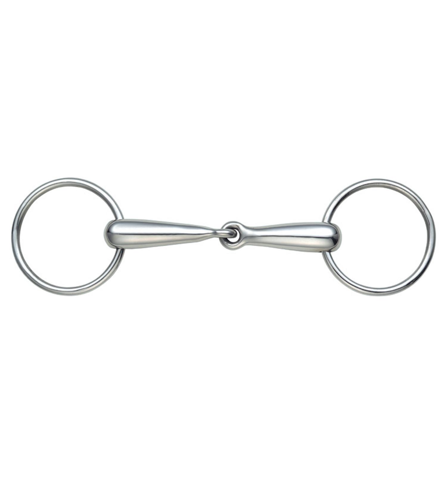 Shires Equestrian - Hollow Mouth Loose Ring Snaffle - S/steel - Size: 51/4