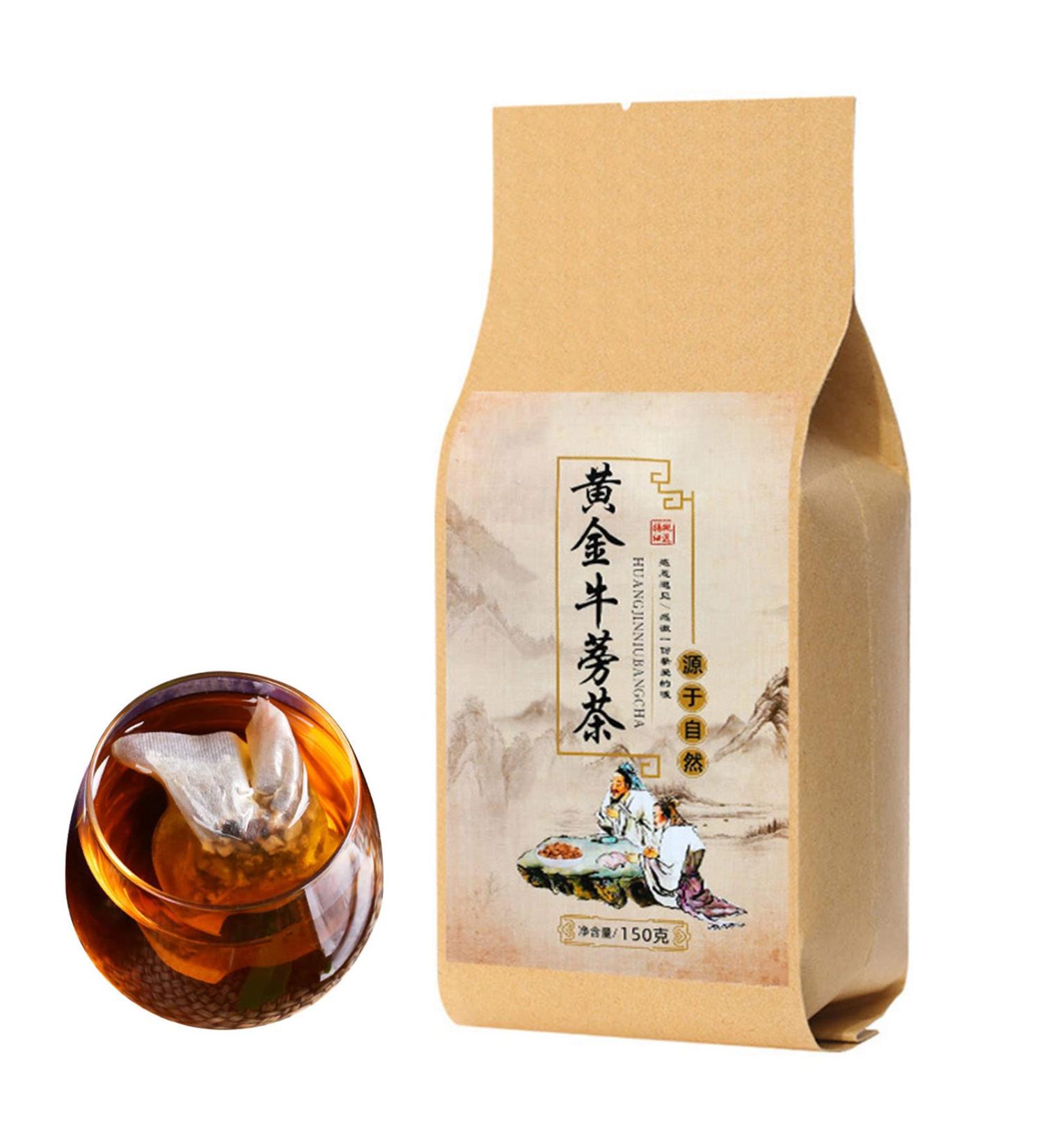 Burdock Root Tea 30 Bags 150g Chinese Organic Herbal Tea with Corncob Filter Paper Arctium Lappa Herbal Tea Gift for Family Friends - Buy Online on SooperMarket.com