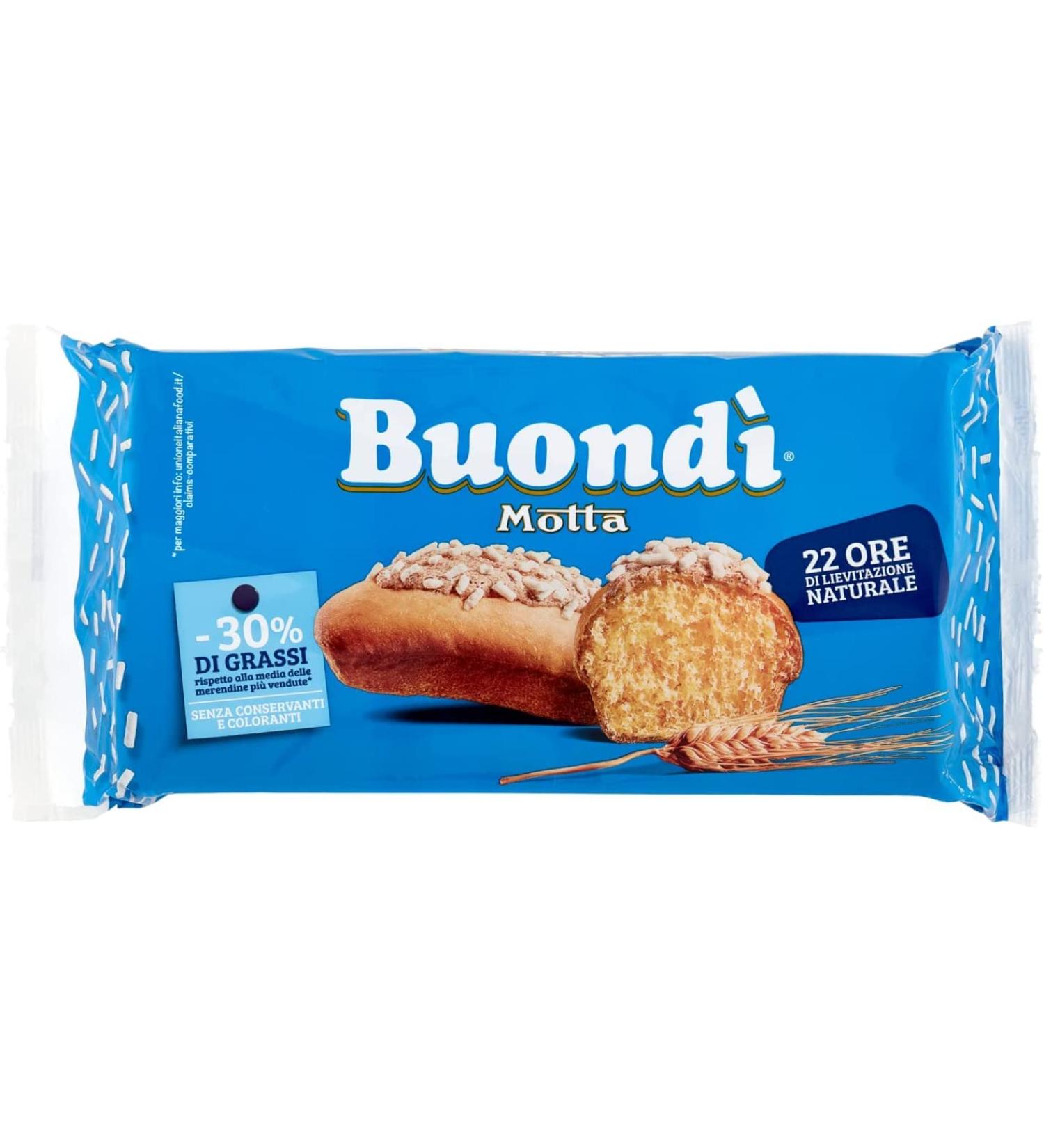 Buy 3x Motta Buondi 'Classico' Italian Cakes - 6x 33g | Authentic Italian Treats | International Shipping - Buy Online on SooperMarket.com