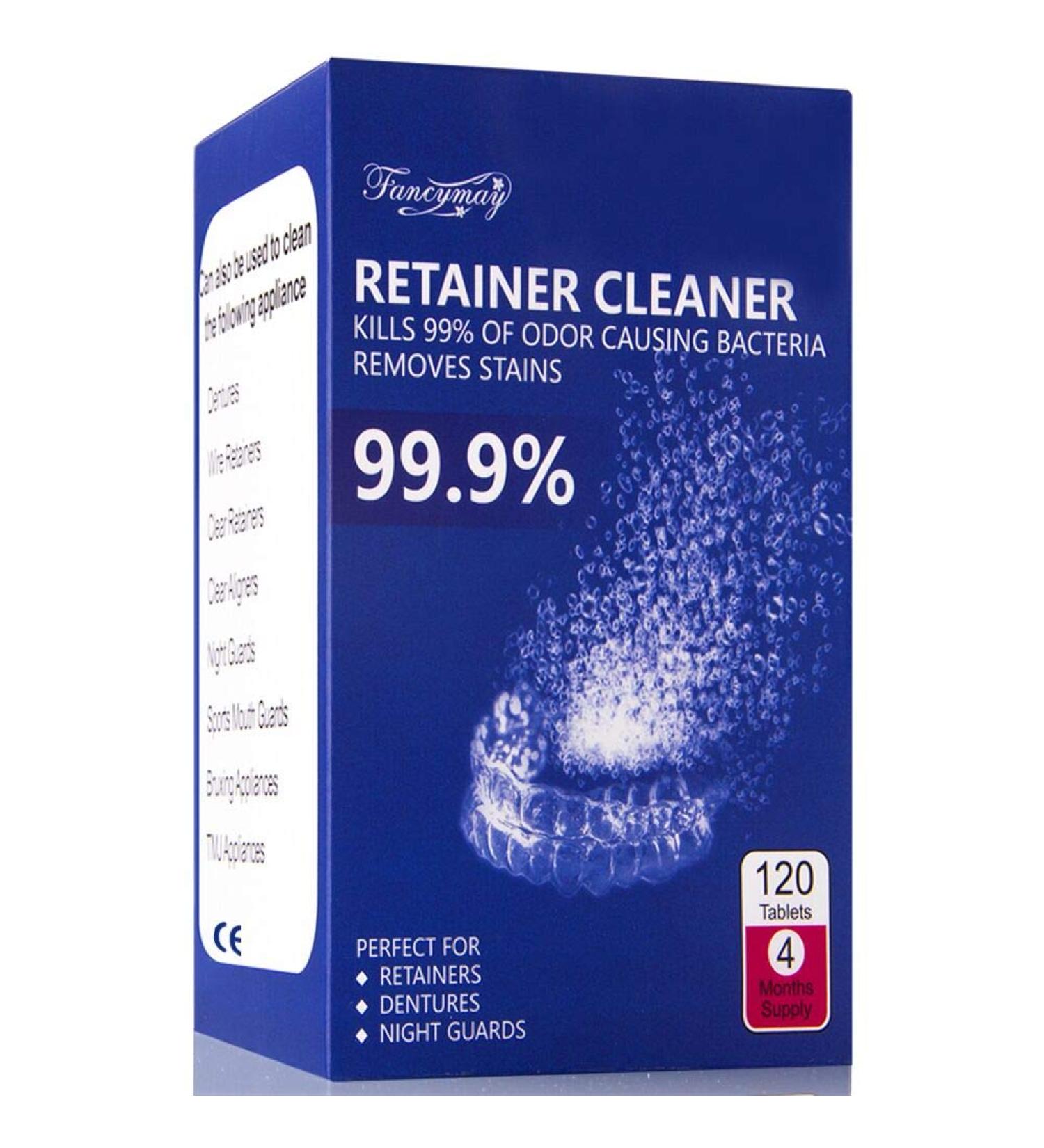 Retainer Cleaning Tablets - New Formula (120 ct, 4-Month Supply) - Buy Online on SooperMarket.com