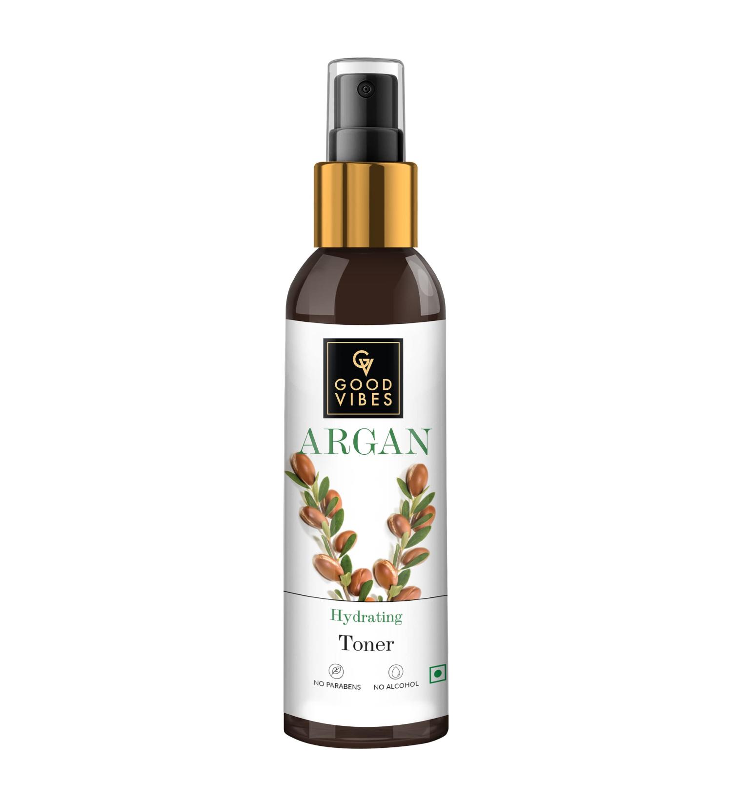 Good Vibes Hydrating Toner with Argan Oil - 120ml | Hydration & Glow | International Shipping Available - Buy Online on SooperMarket.com