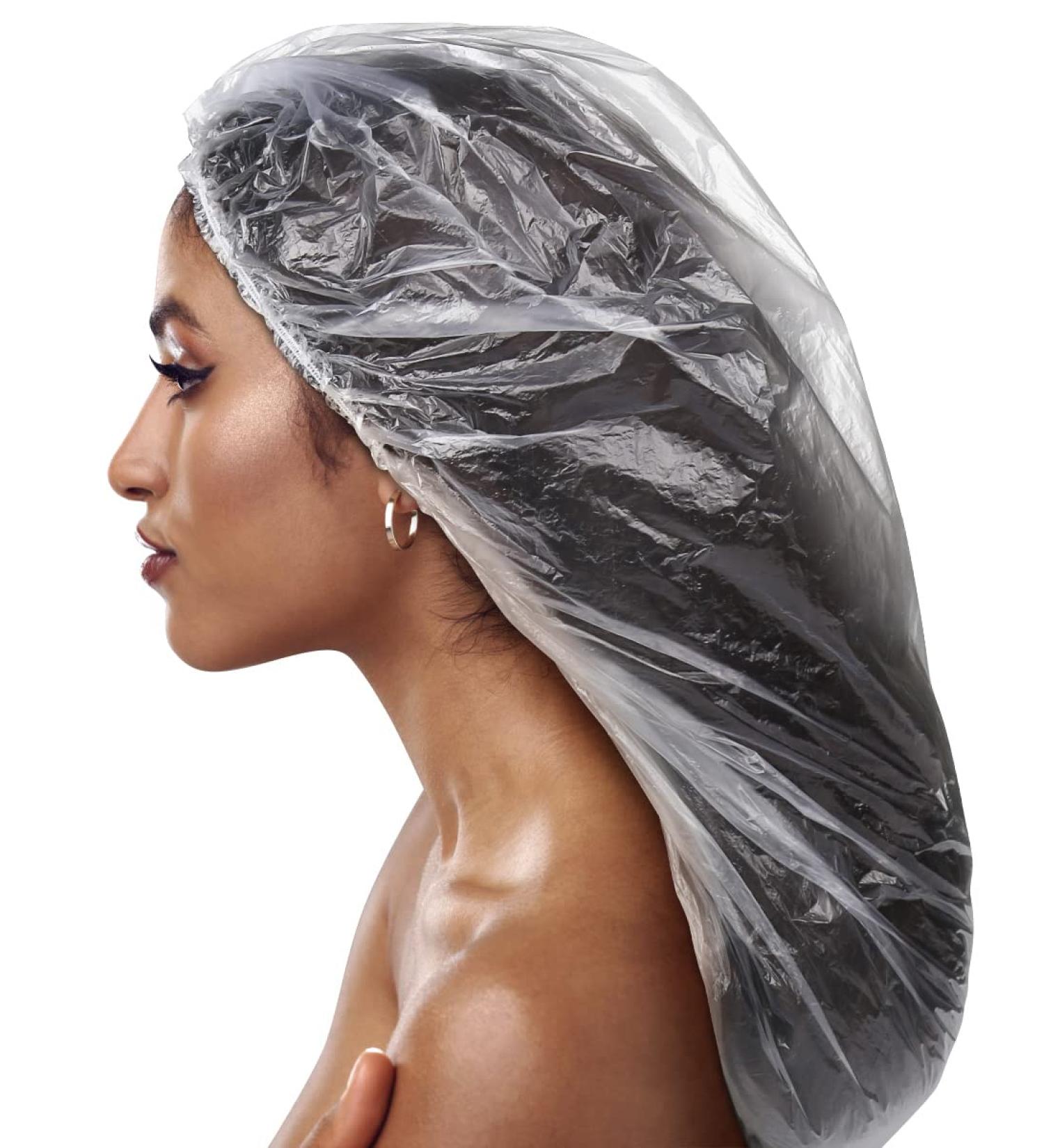 Disposable XL Shower Cap for Women with Long Hair - 10 Count - Buy Online on SooperMarket.com