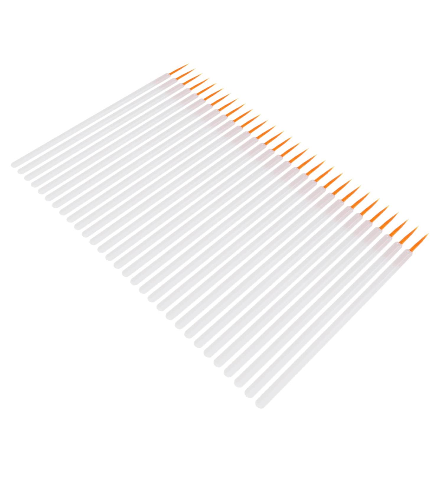BELLIFFY 100pcs Disposable Eyeliner Brush Liquid Brush Eyeliner The Face Nylon Lip Liner Brush Girl White - Buy Online on SooperMarket.com