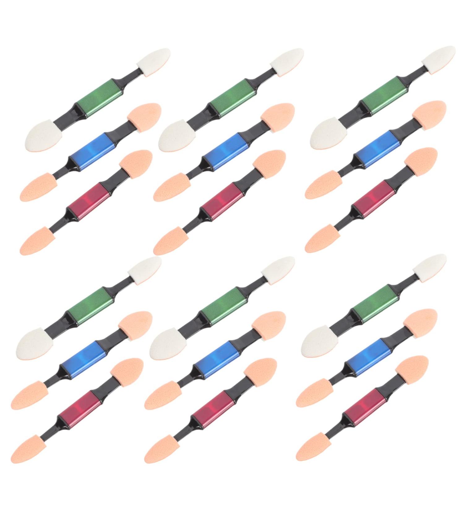 KALLORY Eyeshadow Eye Shadow Brush Eyeshadow Sponge Brush Double- ended Sponge Eye Shadow Sticks Eye Makeup (30 Piece) - Buy Online on SooperMarket.com