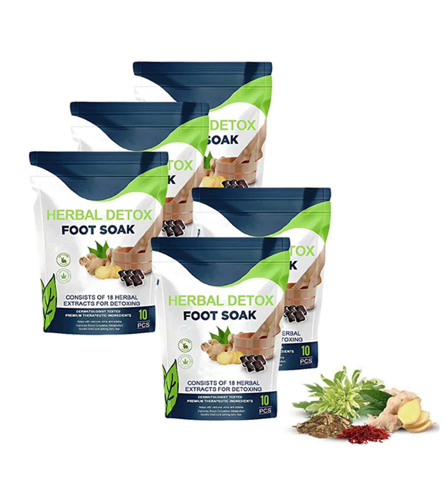 Herbal Detox Foot Soak Beads Herbal Detox&shaping Cleansing Foot Soak Beads Herbal Detox Cleansing Foot Soak Beads Herbal Detox Origin Foot Soak Beads Relieve Foot Pressure and Improve Sleep (5box)