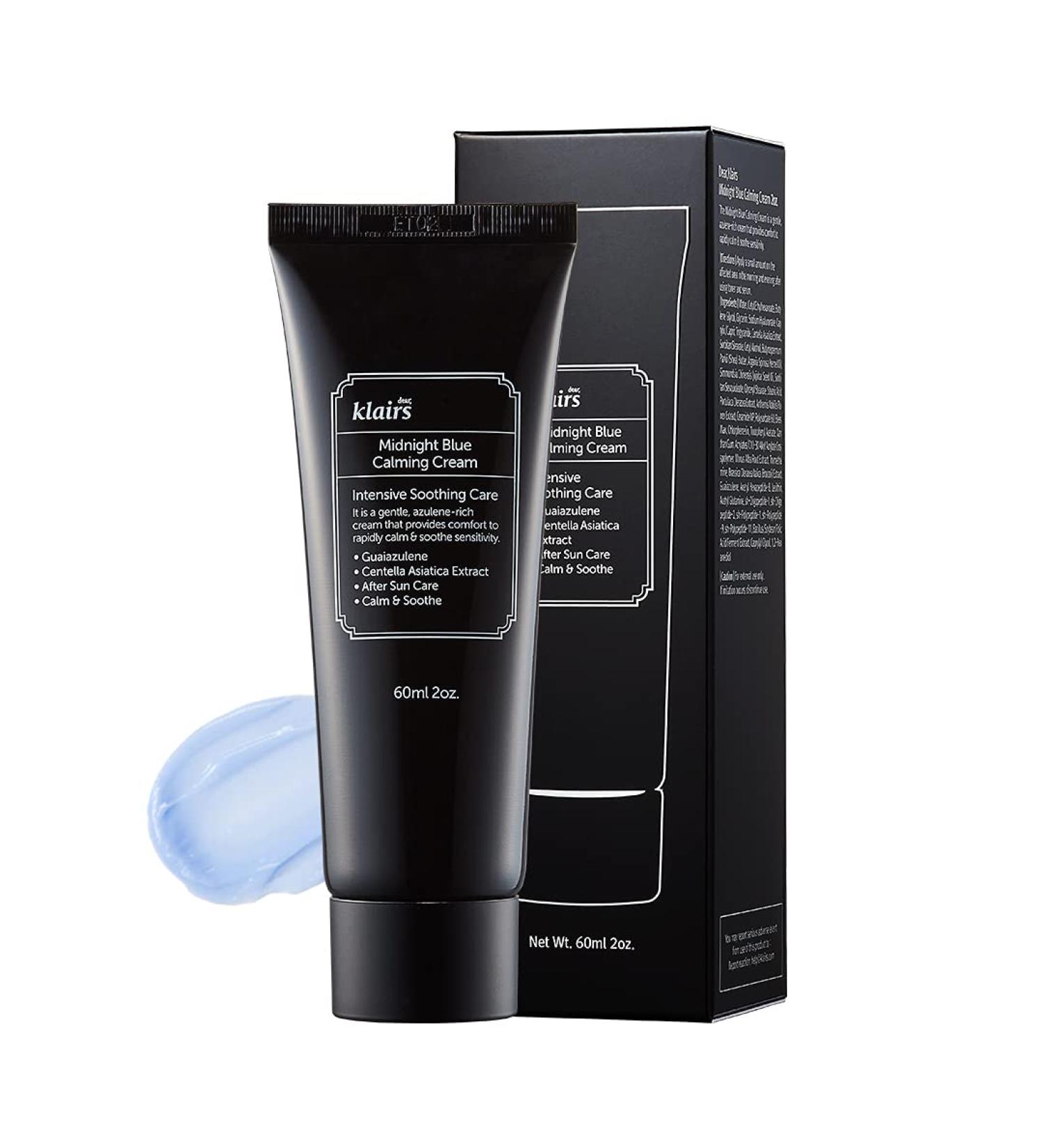 Dear Klairs Midnight Blue Calming Cream 2 oz - Soothing Skincare for Sensitive Skin - Buy Online on SooperMarket.com