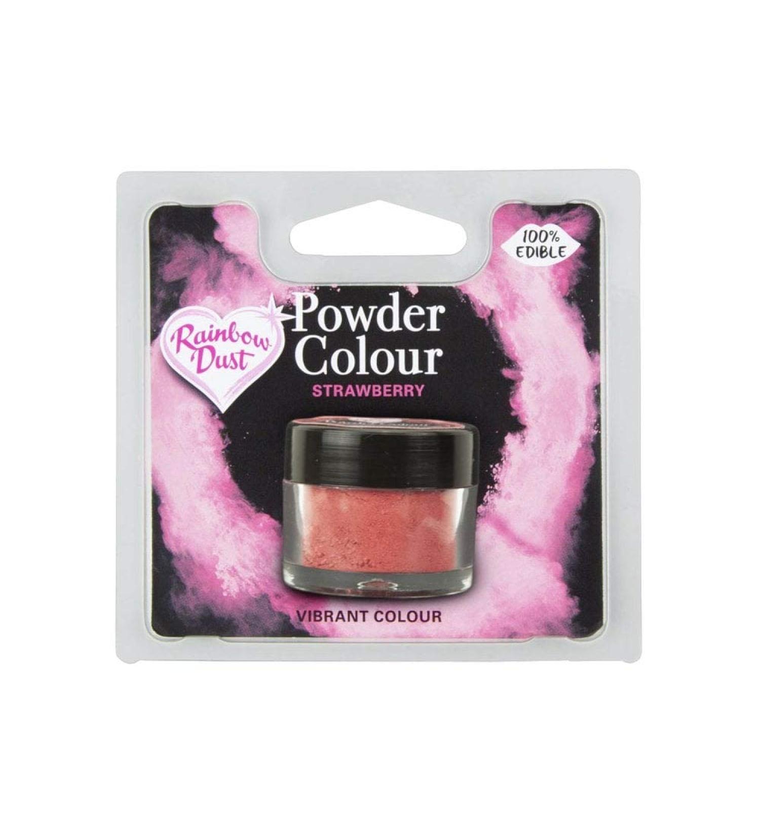 Rainbow Dust Edible Matt Powder Dust Colour 4g Strawberry - Buy Online on SooperMarket.com