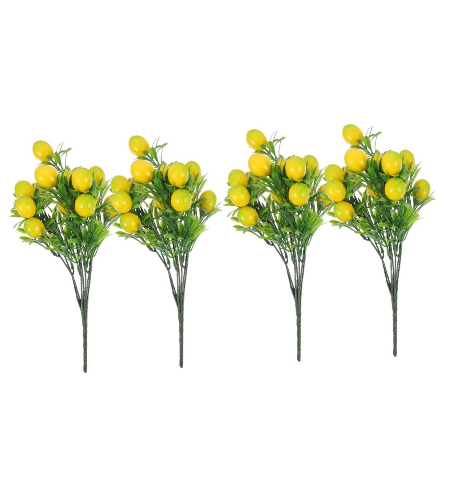 HOMSFOU 4 Pcs Artifical Flower Arrangements Strawberry Home Decor Strawberry Decorations for Home Ramo De Flores Artificiales Home Decoration Artificial Branches Household Vase Plastic - Buy Online on SooperMarket.com