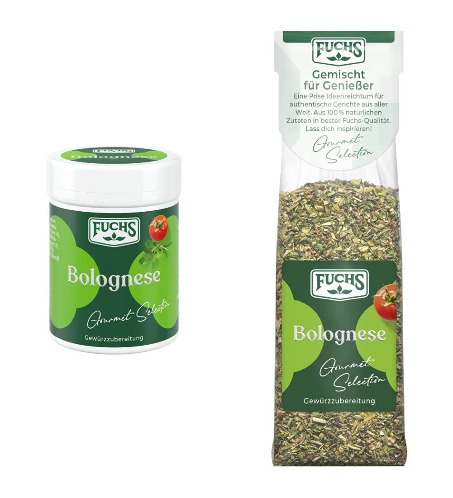 Fuchs Bolognese Spice Preparation | Italian Herb Mix for Pasta | Vegan 2 Set - International Shipping Available - Buy Online on SooperMarket.com