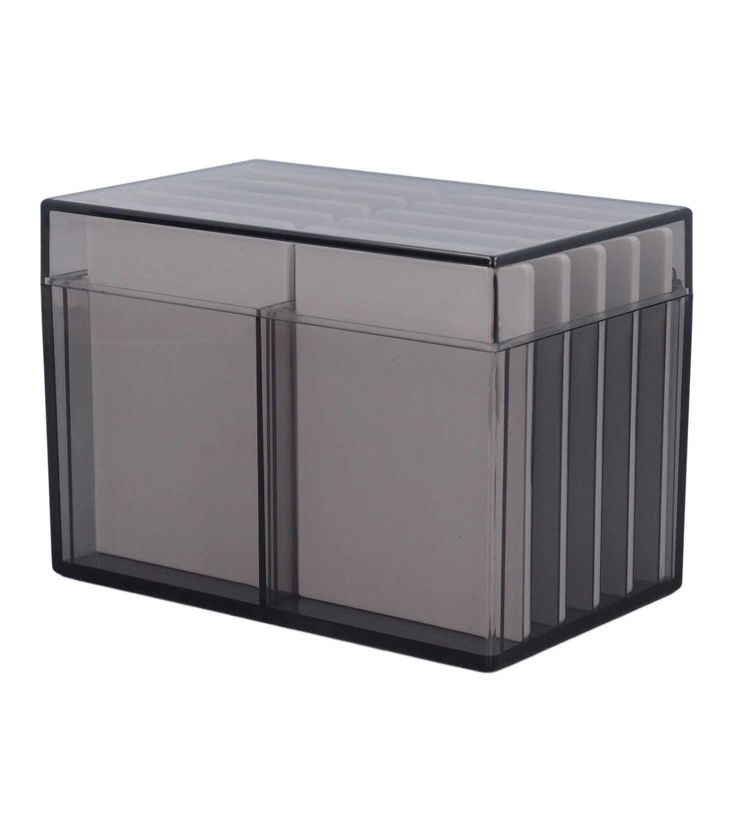 10 Layers Acrylic Eyelash Storage Box | Magnetic Bottom Extension Grafting Tool & False Eyelashes Pallet Holder | Water Resistant Tea Transparent - Buy Online on SooperMarket.com