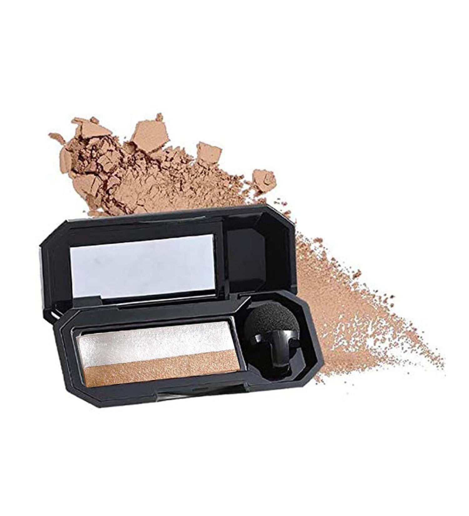 Aaiffey Dual-Color Eyeshadow, Waterproof Eyeshadow Highly Pigmented Eyeshadow with Exquisite Glitters and Smooth Texture, Long Lasting For Eye Makeup (02#)