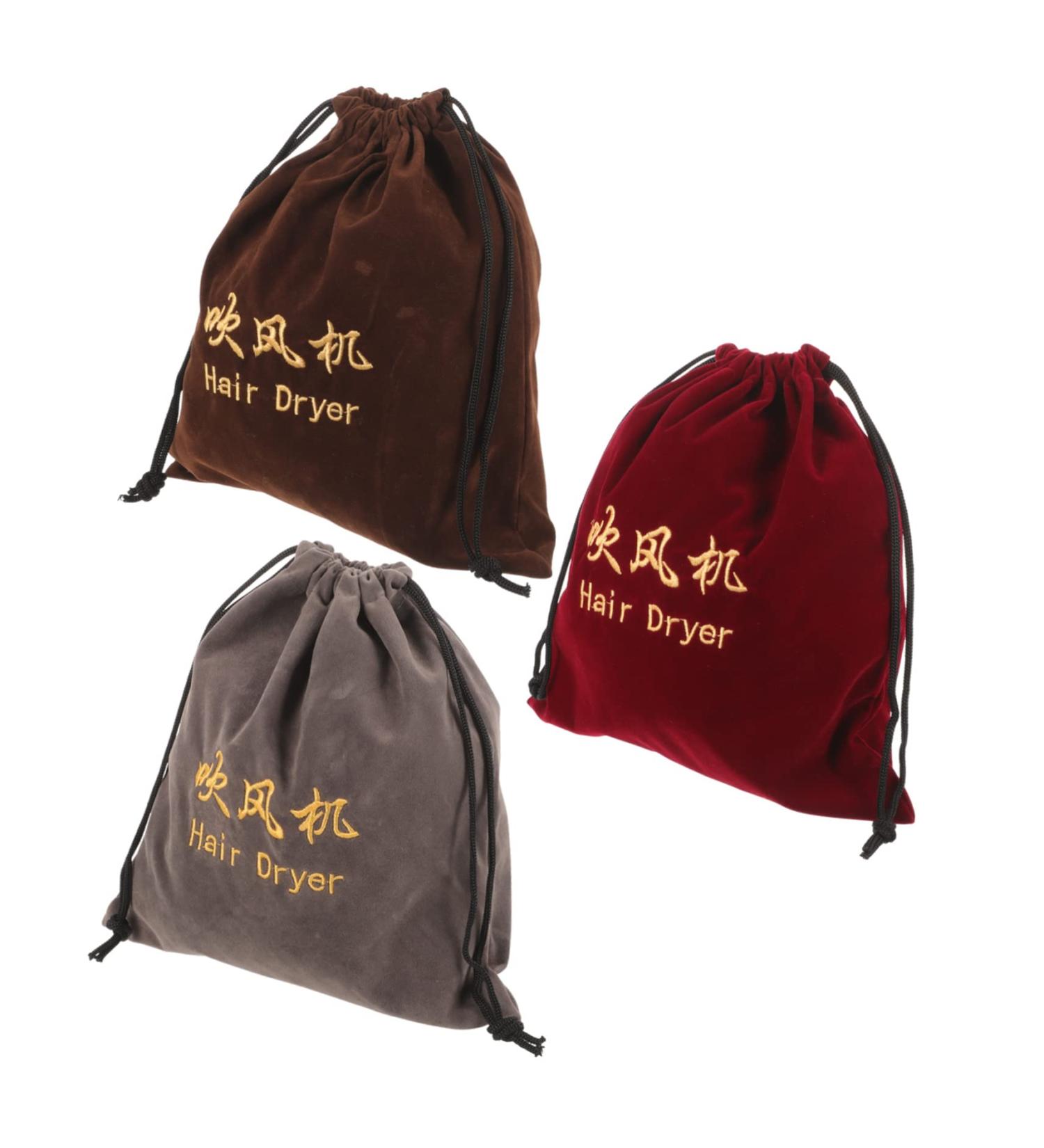 HAPINARY 3 Pcs Hair Dryer Storage Bag Hair Dryer Carrying Bags Hair Tools Travel Bag Blow Dryer Bag Fabric - Buy Online on SooperMarket.com