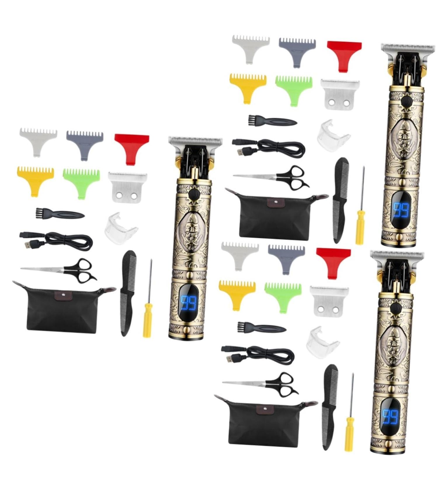 minkissy Beard Trimmer 3 Sets Stainless Steel Household Man Mens Trimmer - Buy Online on SooperMarket.com