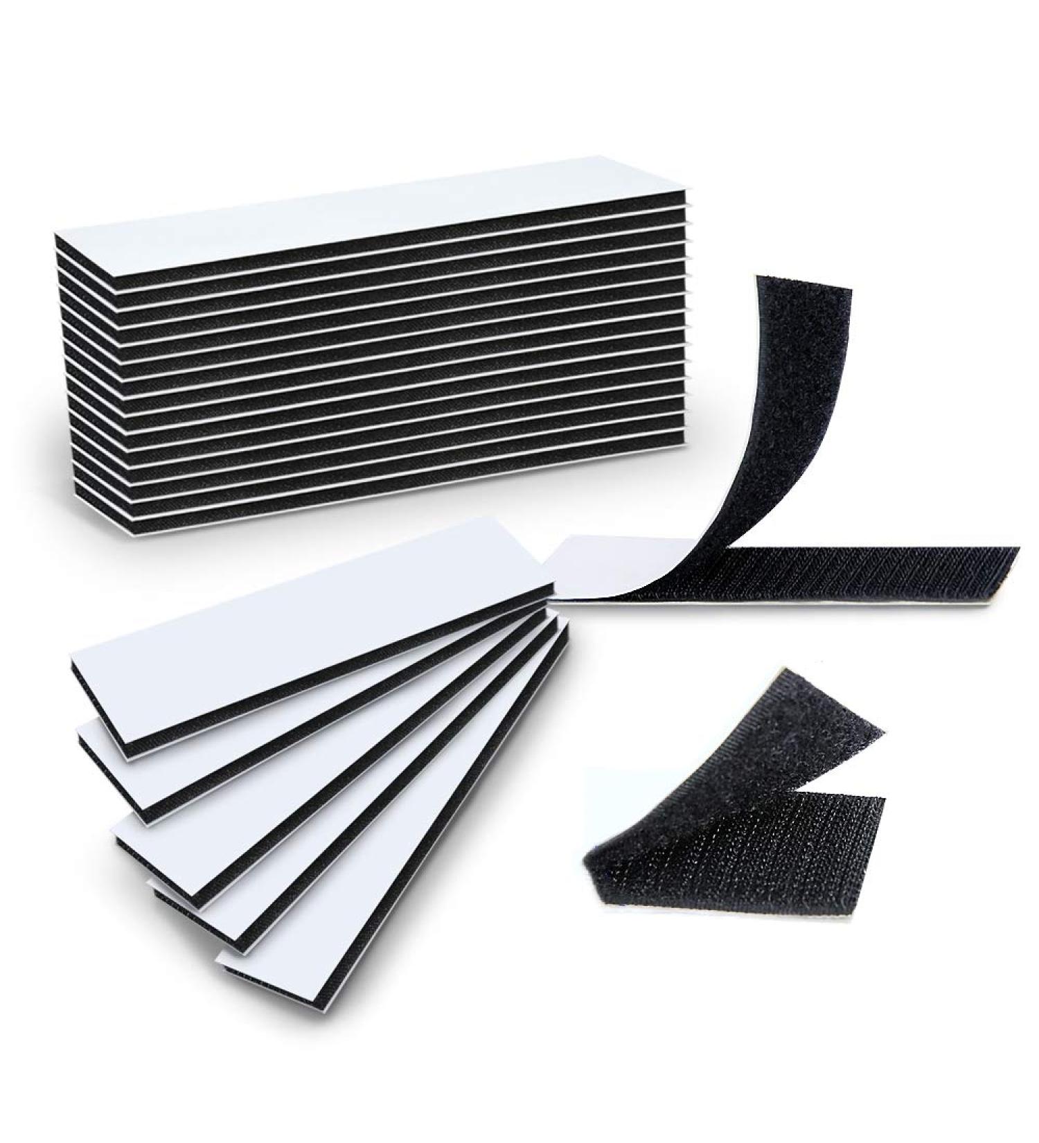 15Pcs Professional Self Adhesive Hook and Loop Sticky Back Fastener  Double-Sided Fasten Interlocking Tape for Home and Office Use  1.2 x 4.7 Inch 1.2 x 4.7 inch-15sets - Buy Online on SooperMarket.com
