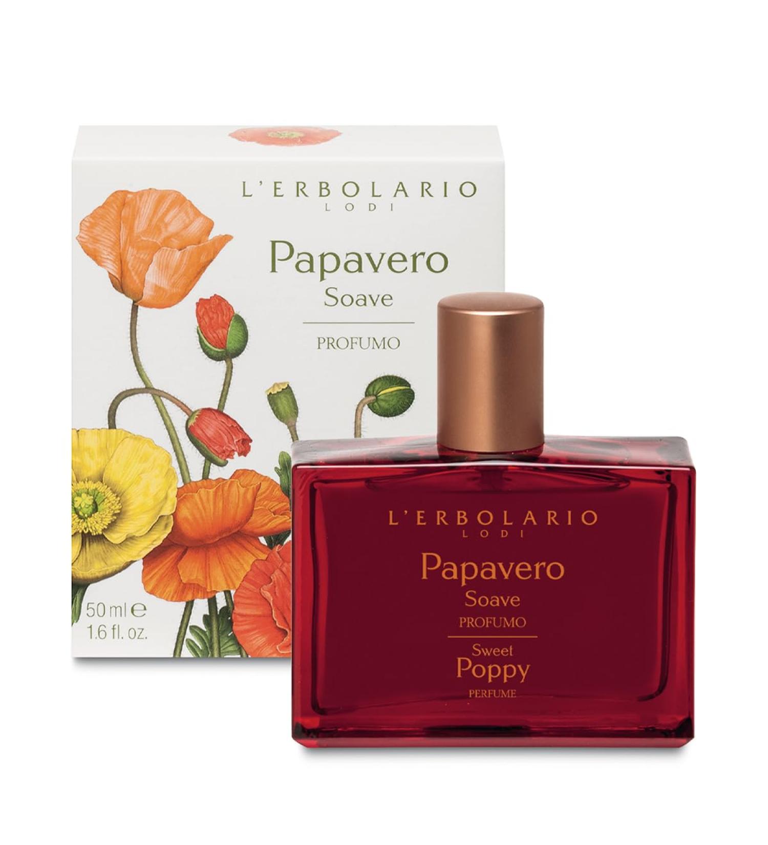 L'Erbolario Sweet Poppy - Notes Of Mandarin Orange Red Poppy And Amber - Floral Fragrance For Women - Evanescent Sweet Scent - Evokes Romance And Mystery - Long Lasting - 1.6 Oz EDP Spray Sweet Poppy 1.6 Ounce (Pack of 1) - Buy Online on SooperMarket.com