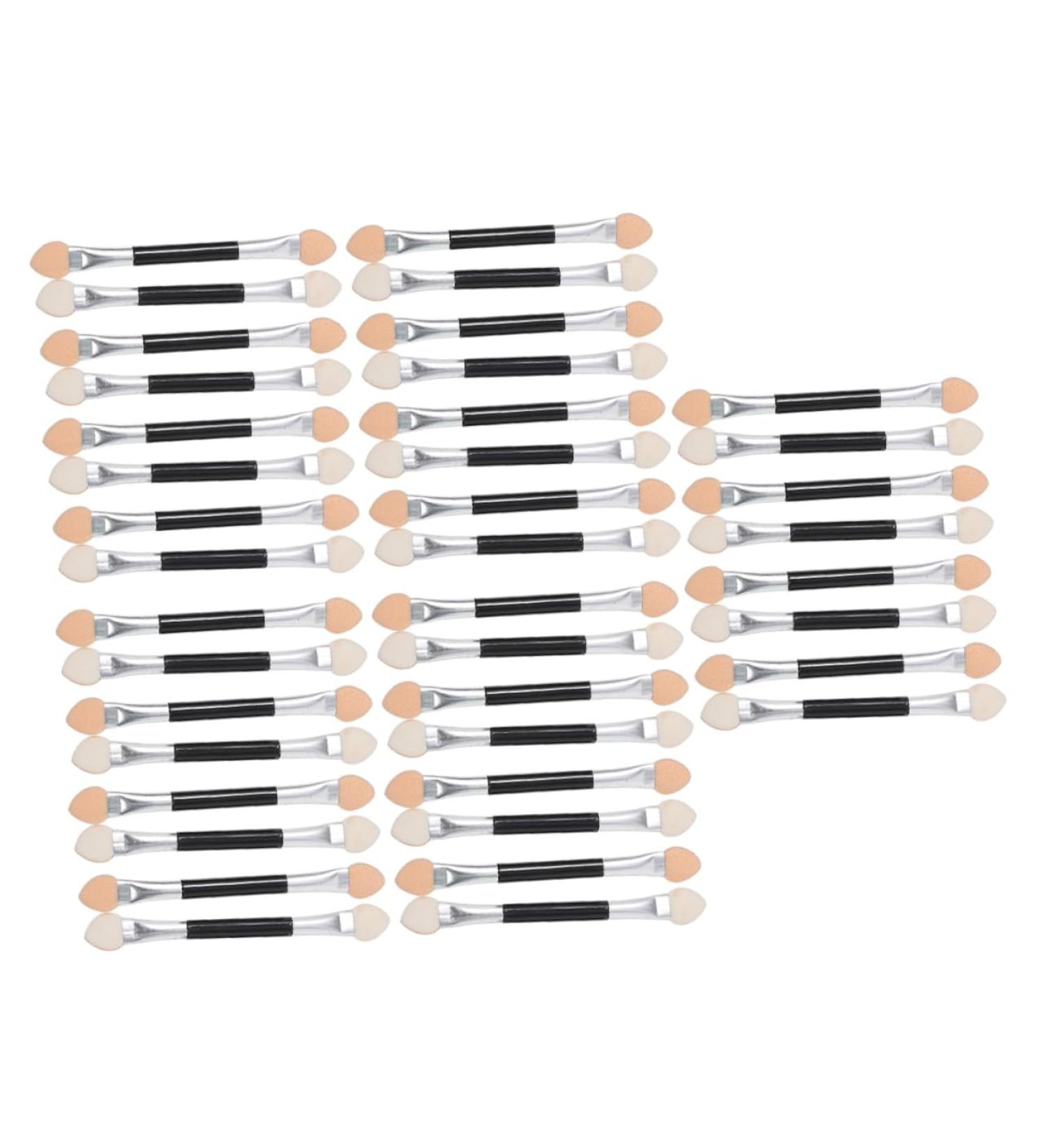 Housoutil 40pcs Latex Eye Shadow Stick Eyeshadow Double Sided Makeup Brush Cosmetic Brush Kit Suite - Buy Online on SooperMarket.com