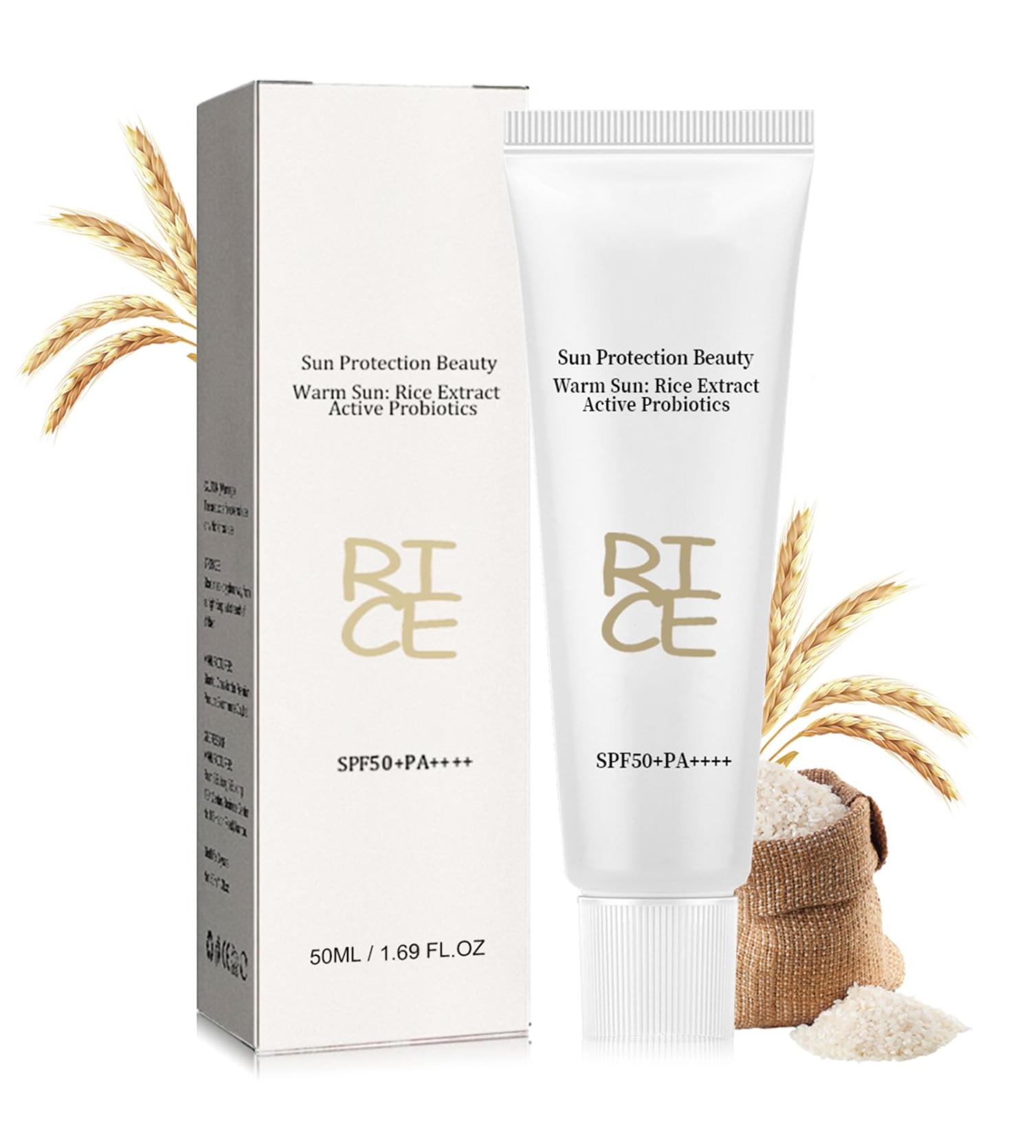 Relief Sun Organic Sunscreen SPF 50 PA++++ - Korean Facial & Body Sunscreen with Rice & Probiotics | Nourishing Skin Care for All Skin Types - Buy Online on SooperMarket.com