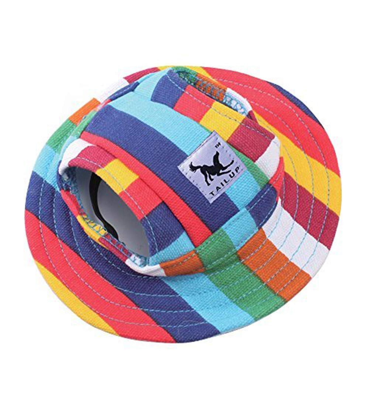Princess Pet Cap: Dog Canvas Round Hat with Adjustable Chin Strap for Sun Protection (Medium, Color) - Buy Online on SooperMarket.com