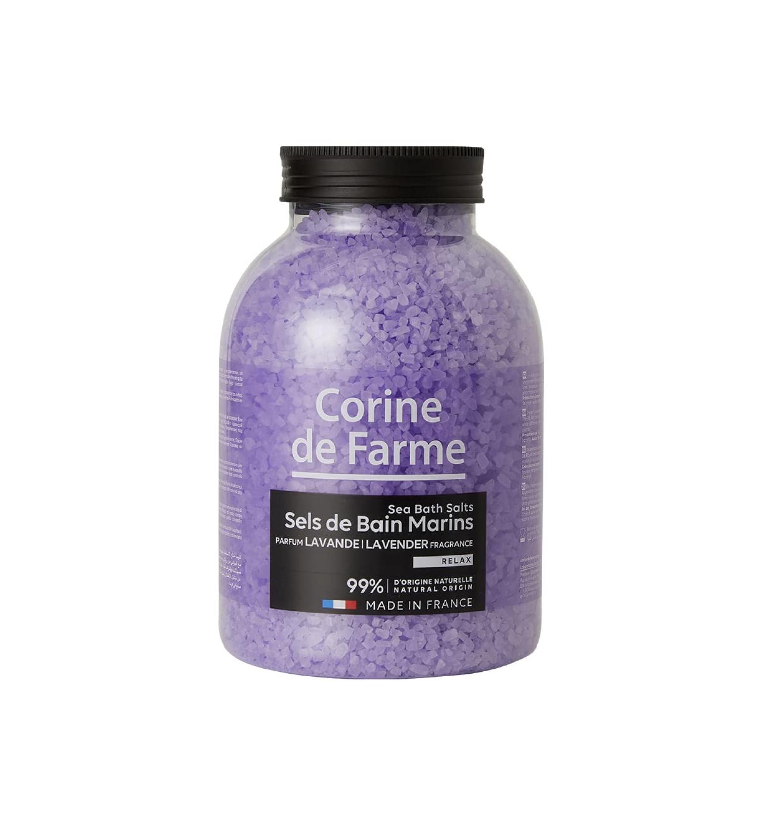 Buy Corine de Farme Relaxing Lavender Sea Salt | 1.3 kg for Spa & Bath Soothing Experience - Buy Online on SooperMarket.com